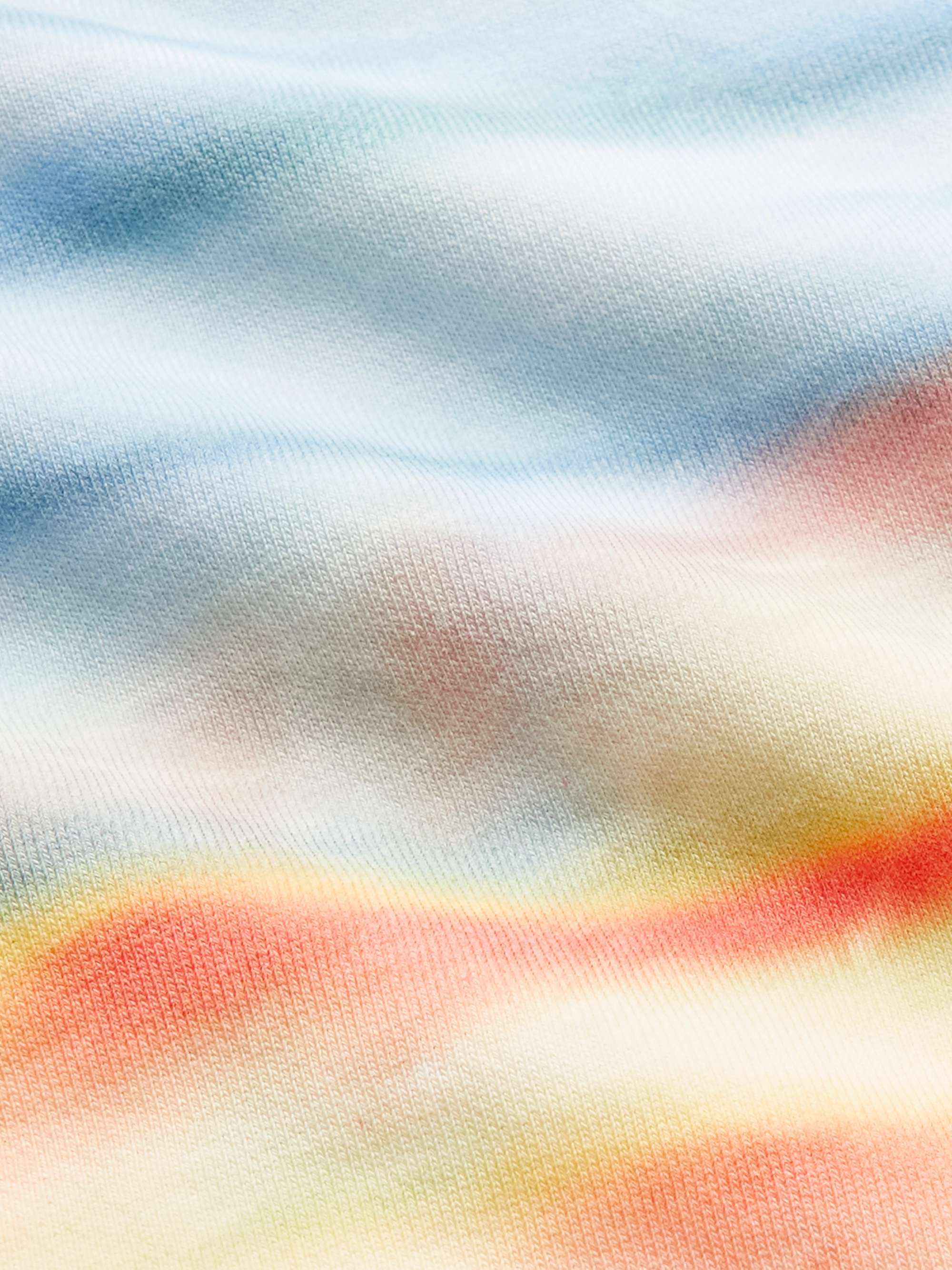 AMIRI KIDS Logo-Print Tie-Dyed Cotton-Jersey Hoodie