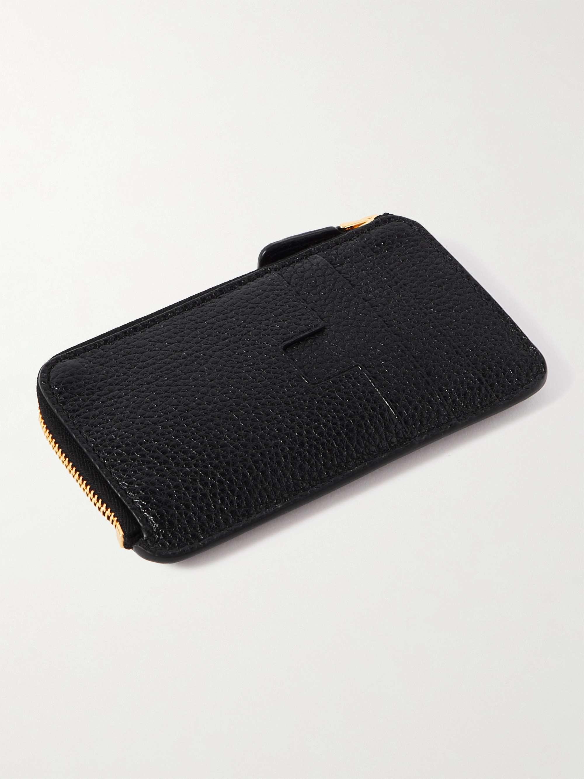 TOM FORD Full-Grain Leather Zip-Around Wallet