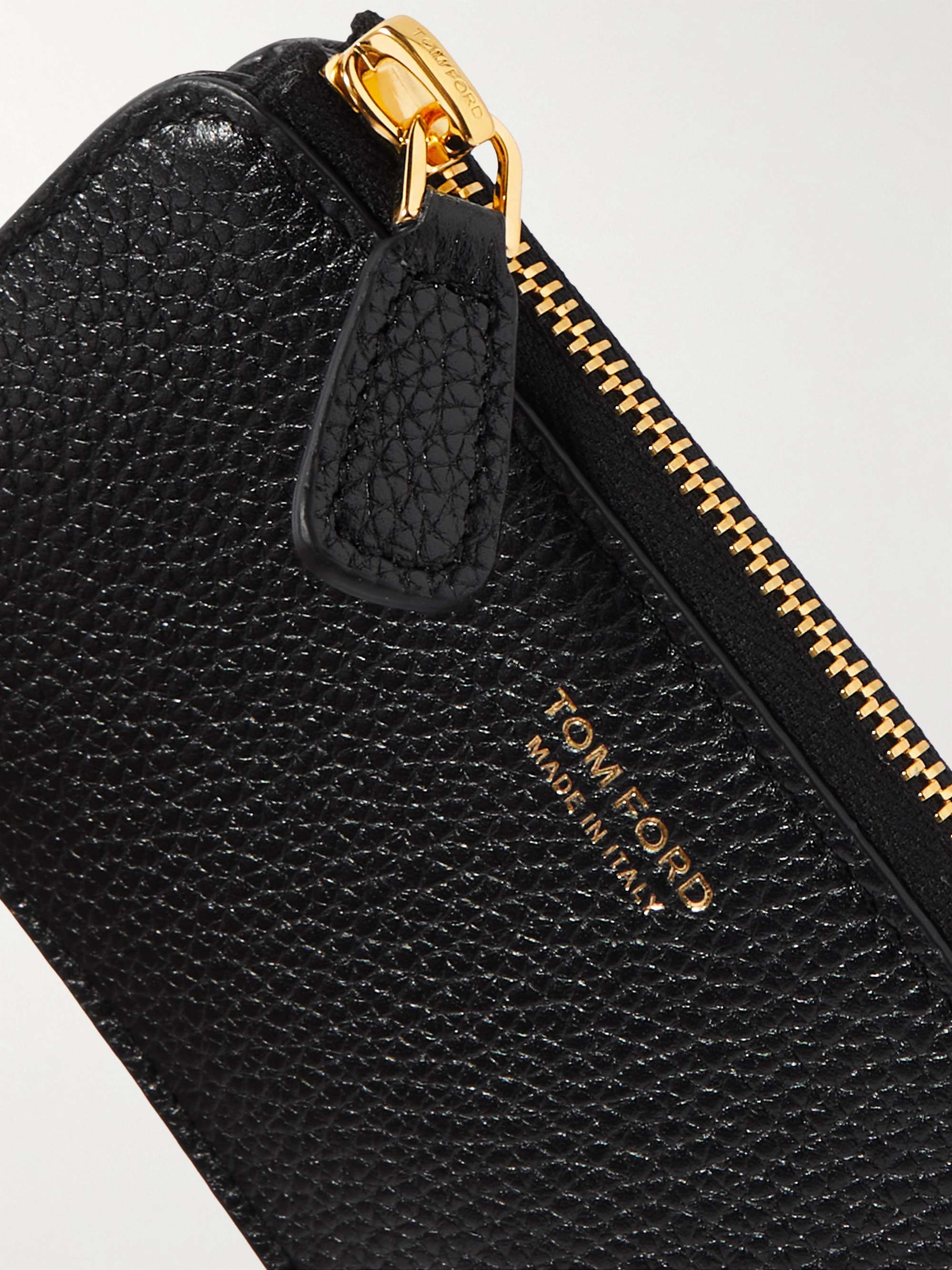 TOM FORD Full-Grain Leather Zip-Around Wallet