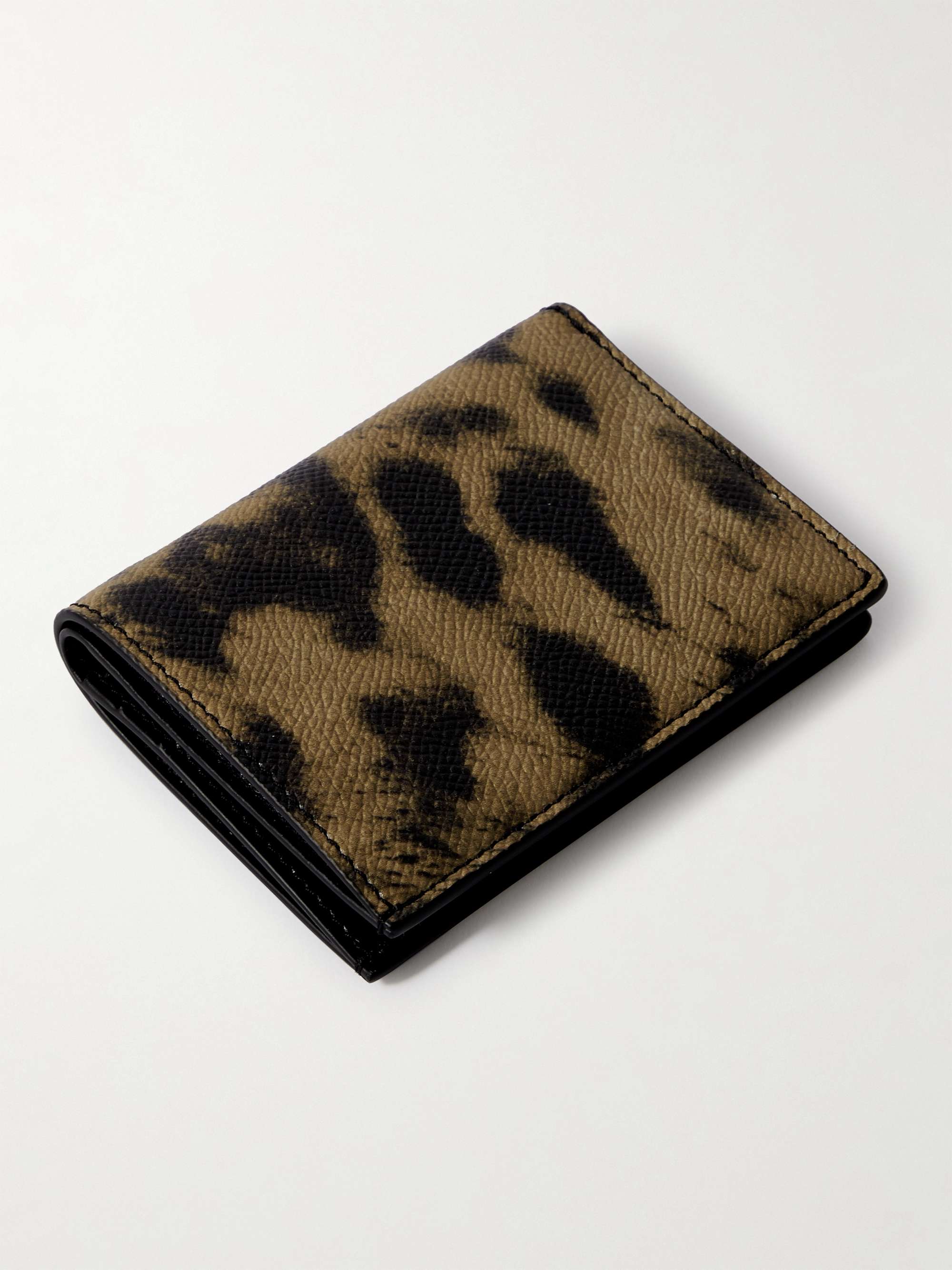 TOM FORD Leopard-Print Full-Grain Leather Bifold Cardholder