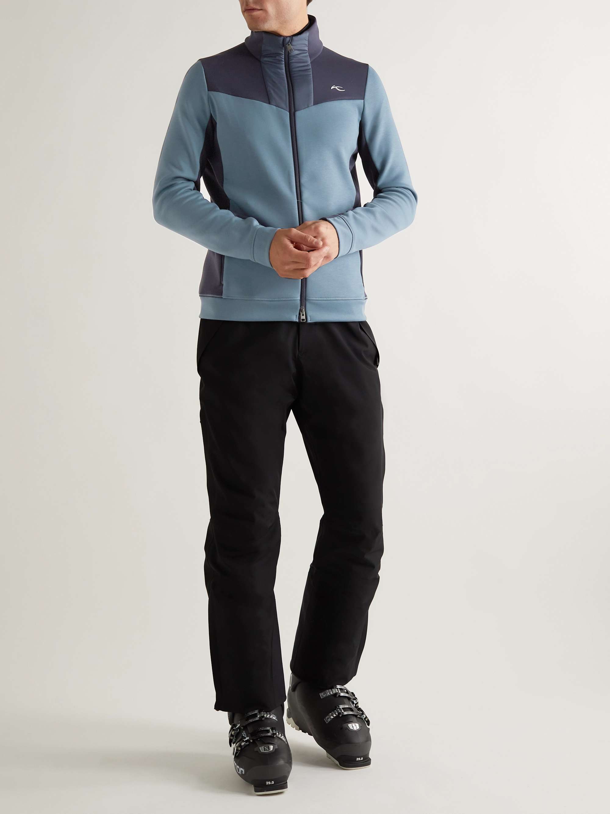KJUS Formula Shell-Panelled Tech-Jersey Zip-Up Jacket