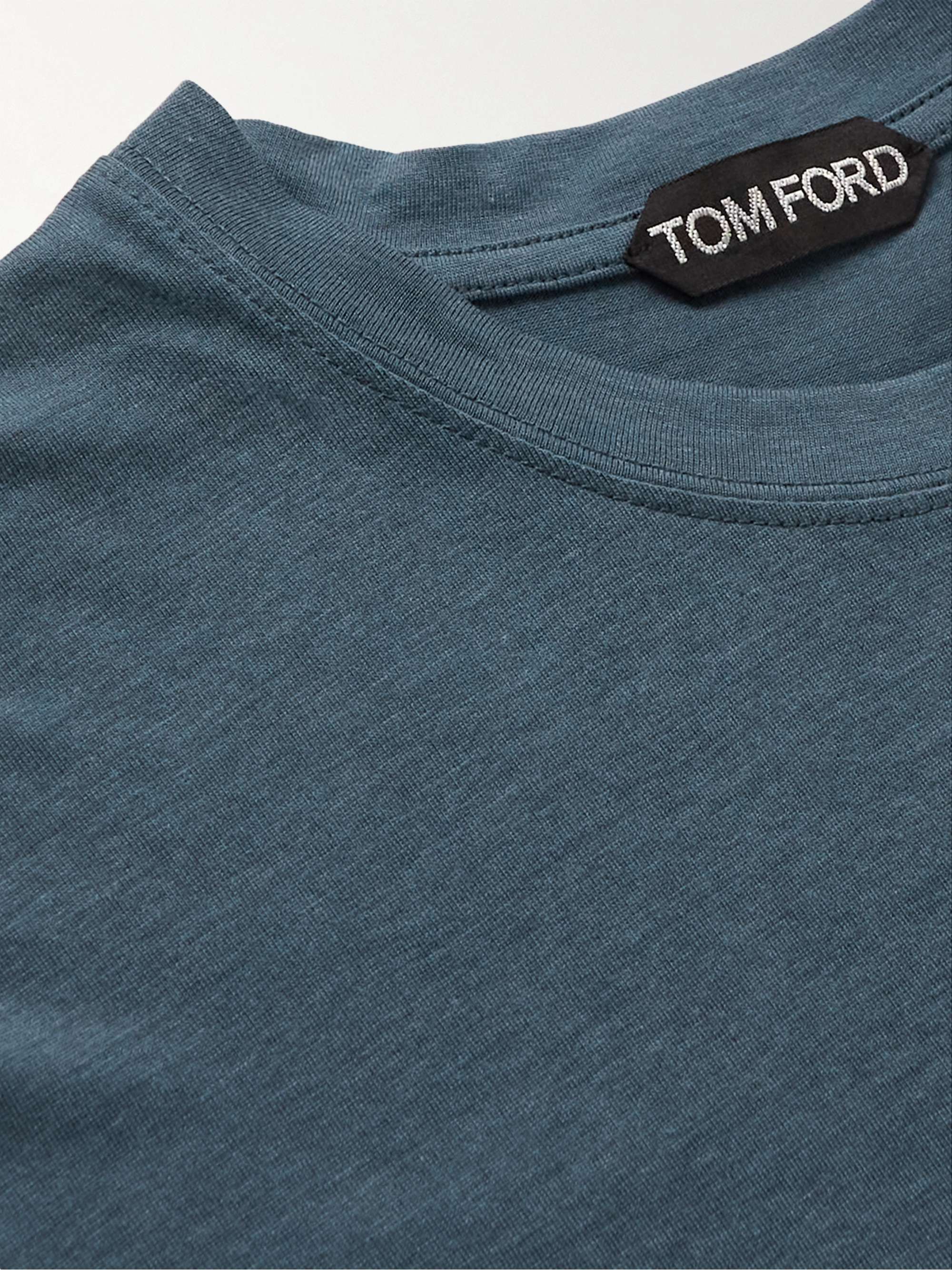 TOM FORD Lyocell and Cotton-Blend Jersey T-Shirt