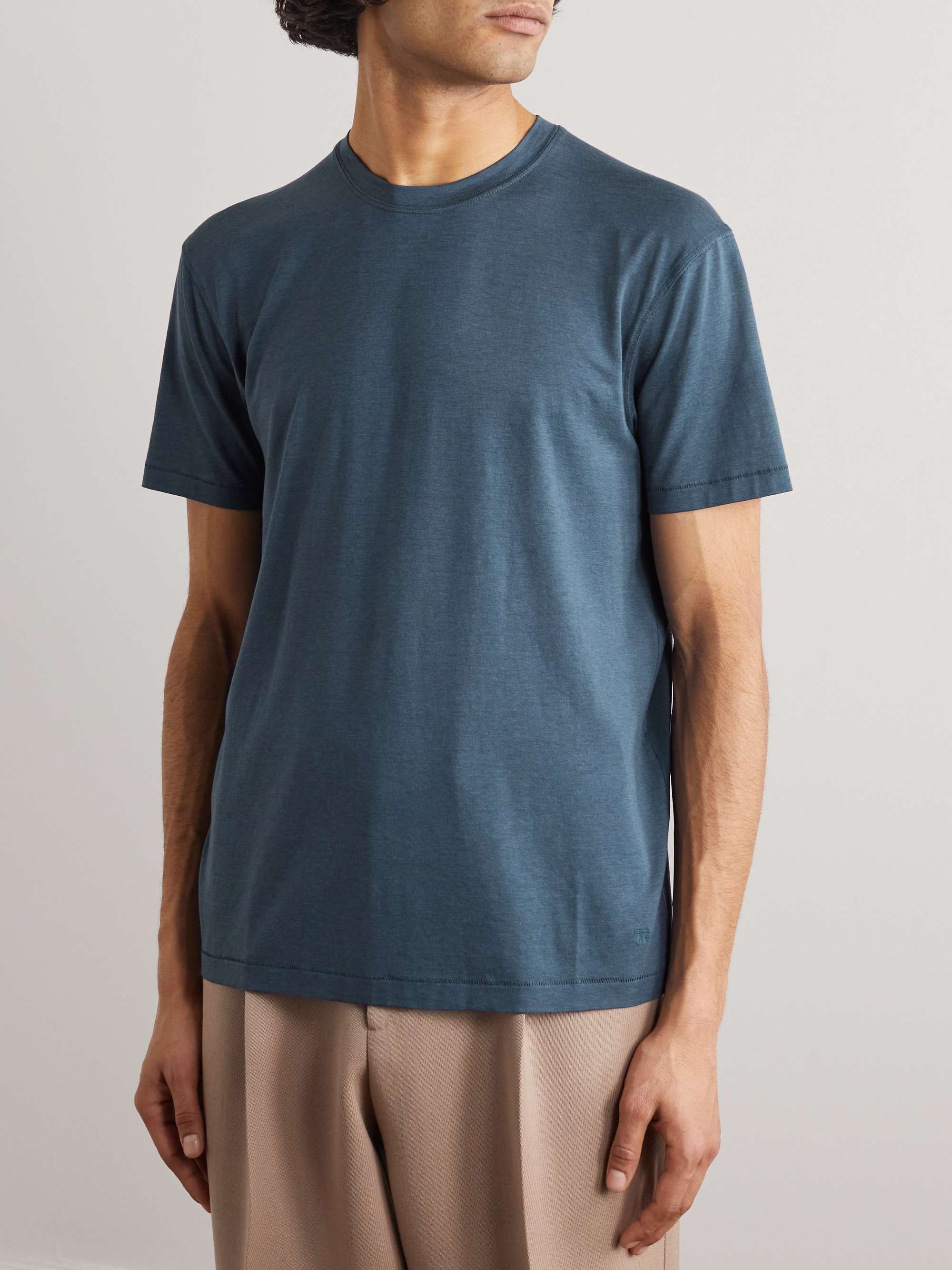 TOM FORD Lyocell and Cotton-Blend Jersey T-Shirt