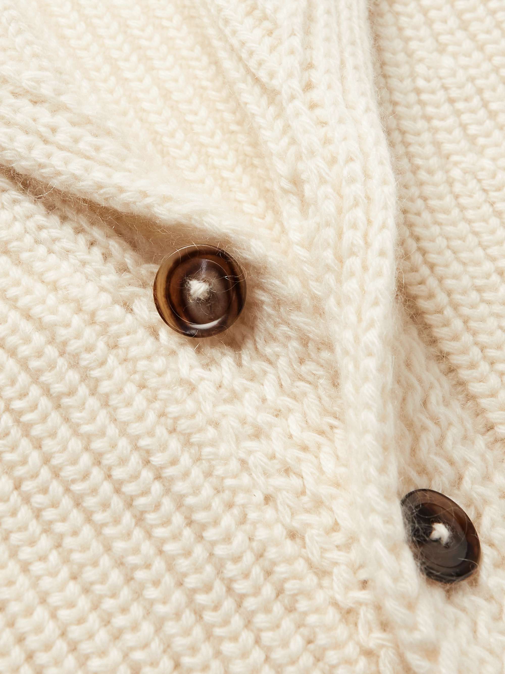 TOM FORD Shawl-Collar Cashmere and Mohair-Blend Cardigan