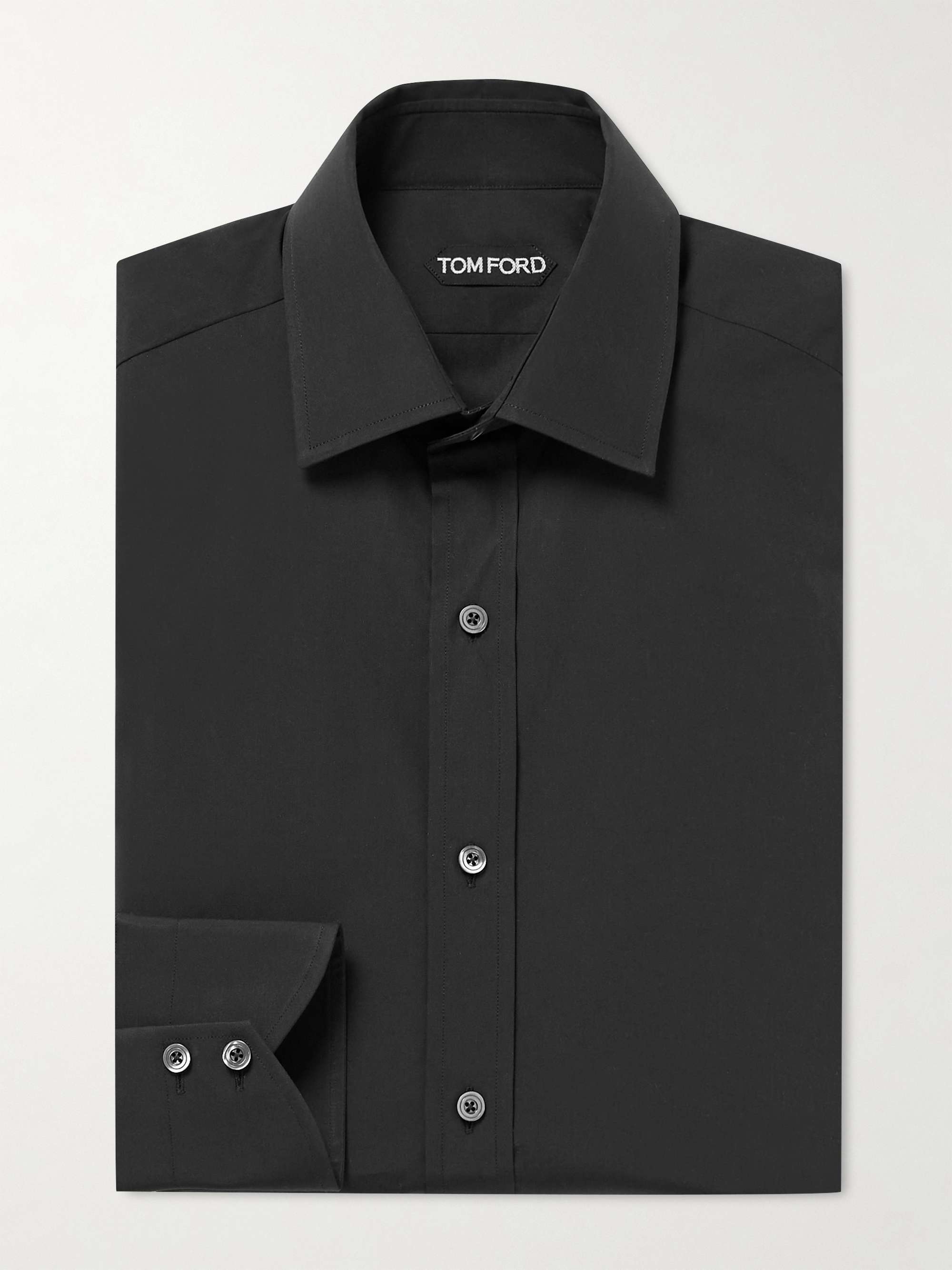 TOM FORD Cotton-Poplin Shirt