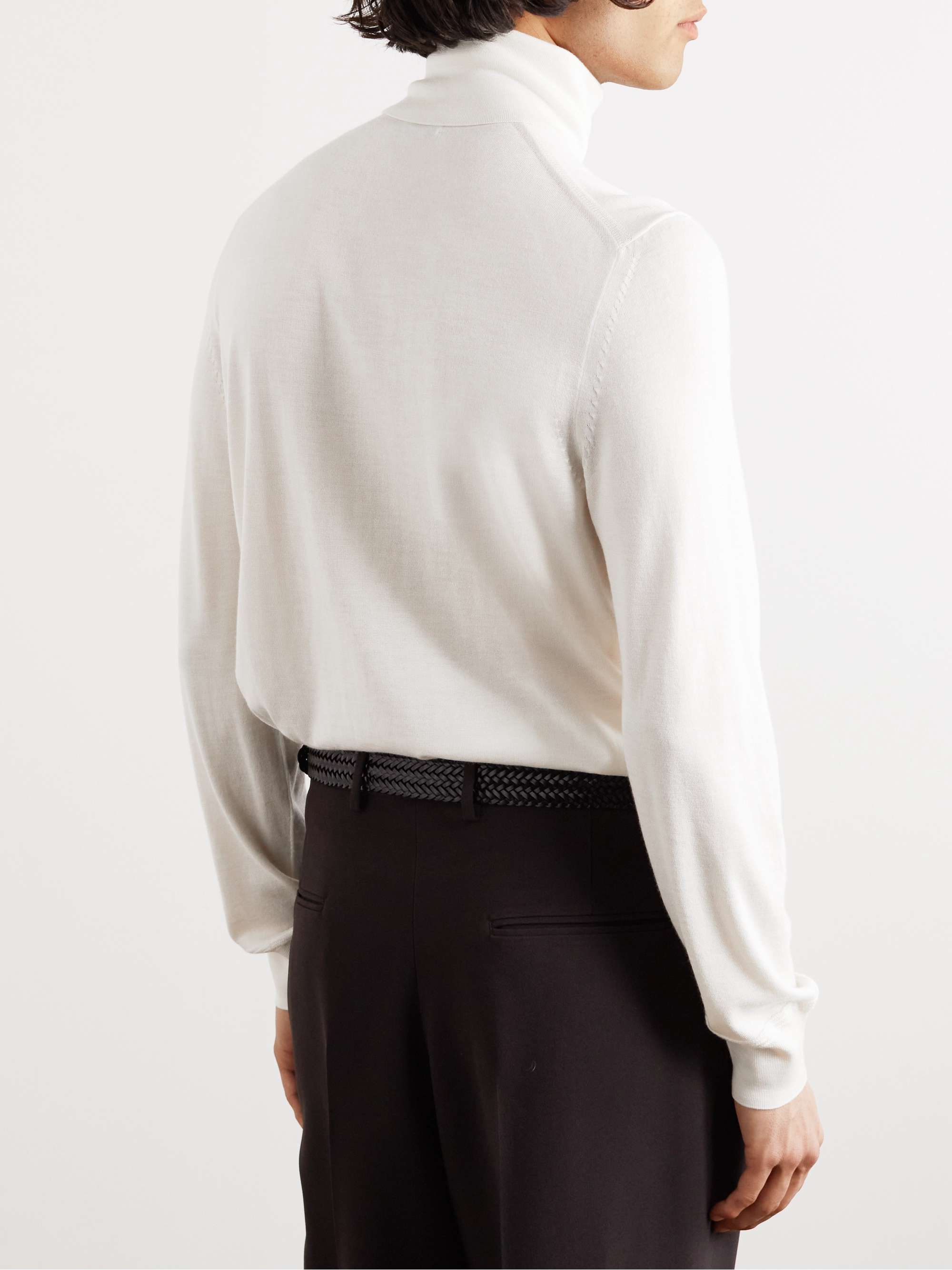 TOM FORD Cashmere and Silk-Blend Rollneck Sweater