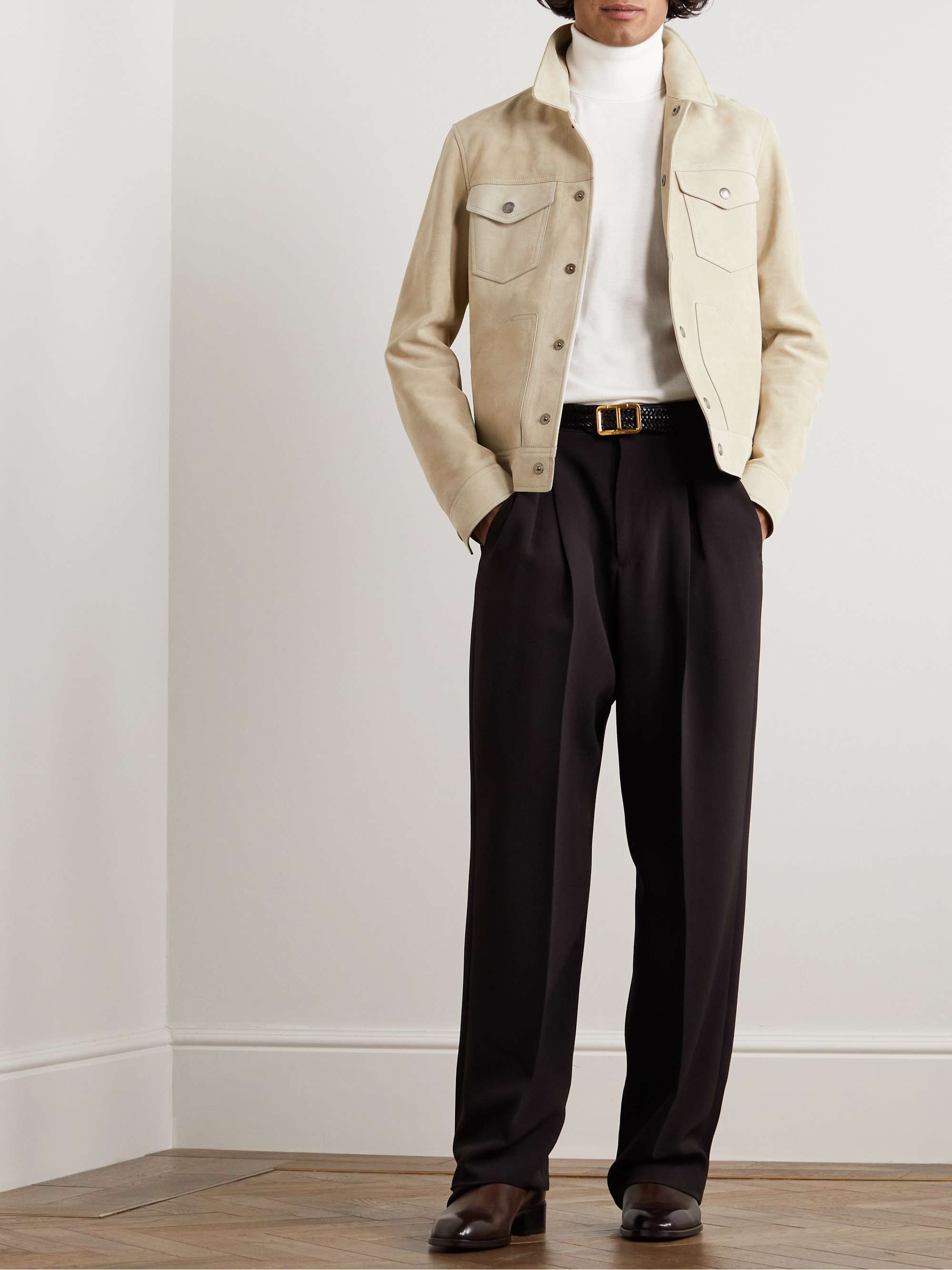 TOM FORD Cashmere and Silk-Blend Rollneck Sweater