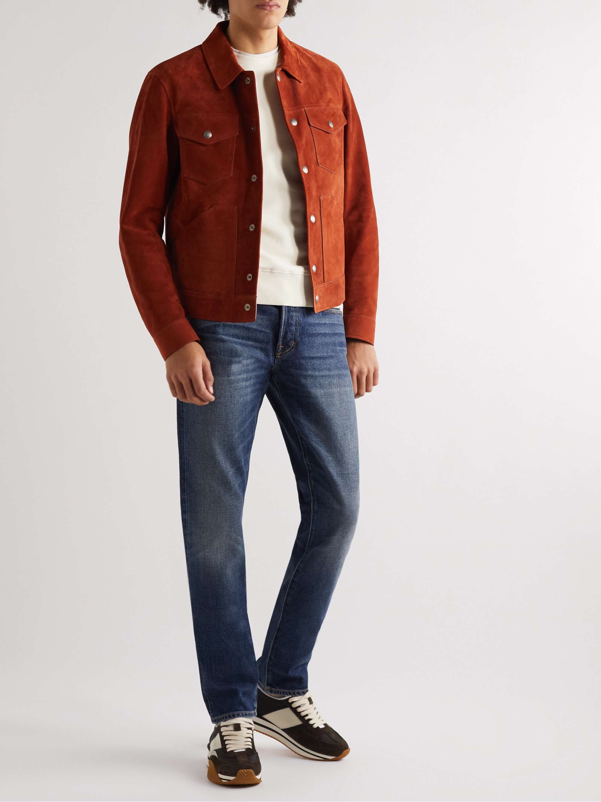 TOM FORD Garment-Dyed Cotton-Jersey Sweatshirt