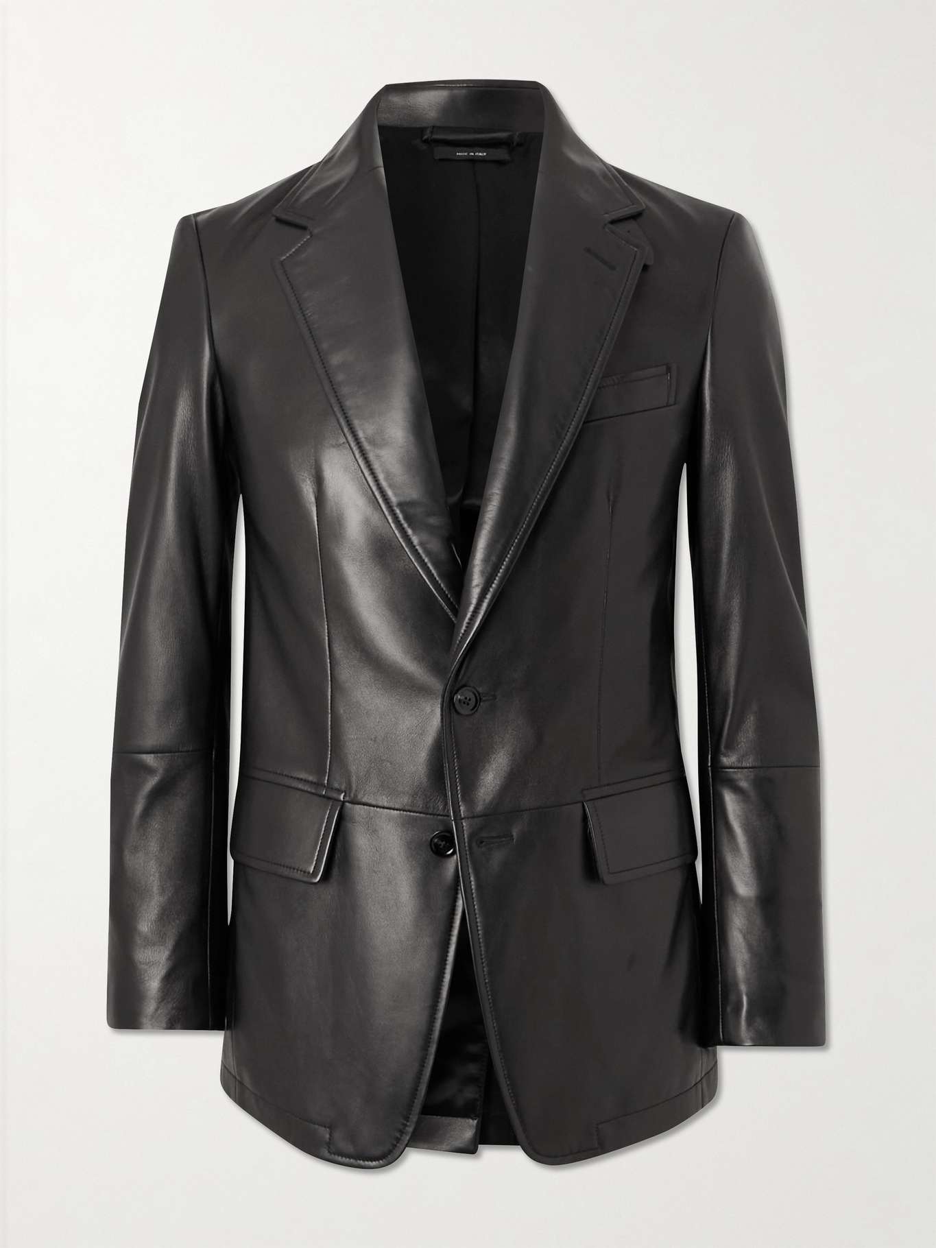 TOM FORD Leather Blazer for Men | MR PORTER