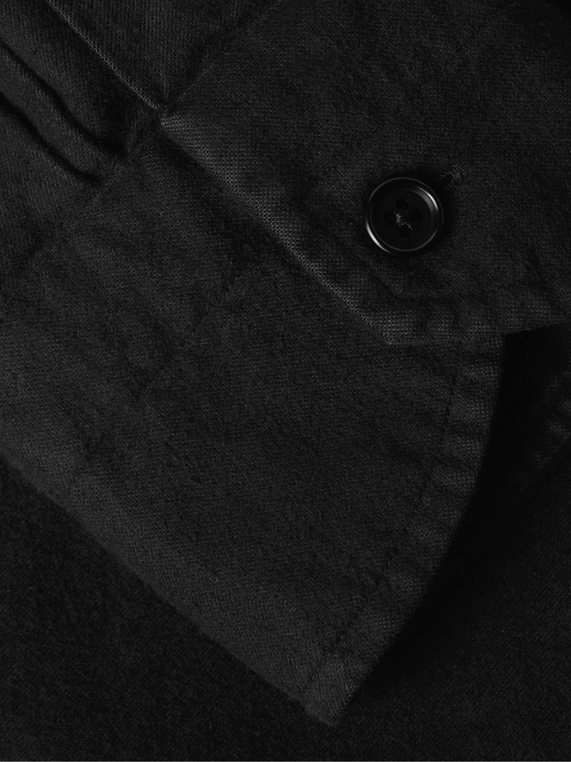 TOM FORD Panama Garment-Dyed Brushed-Cotton Shirt