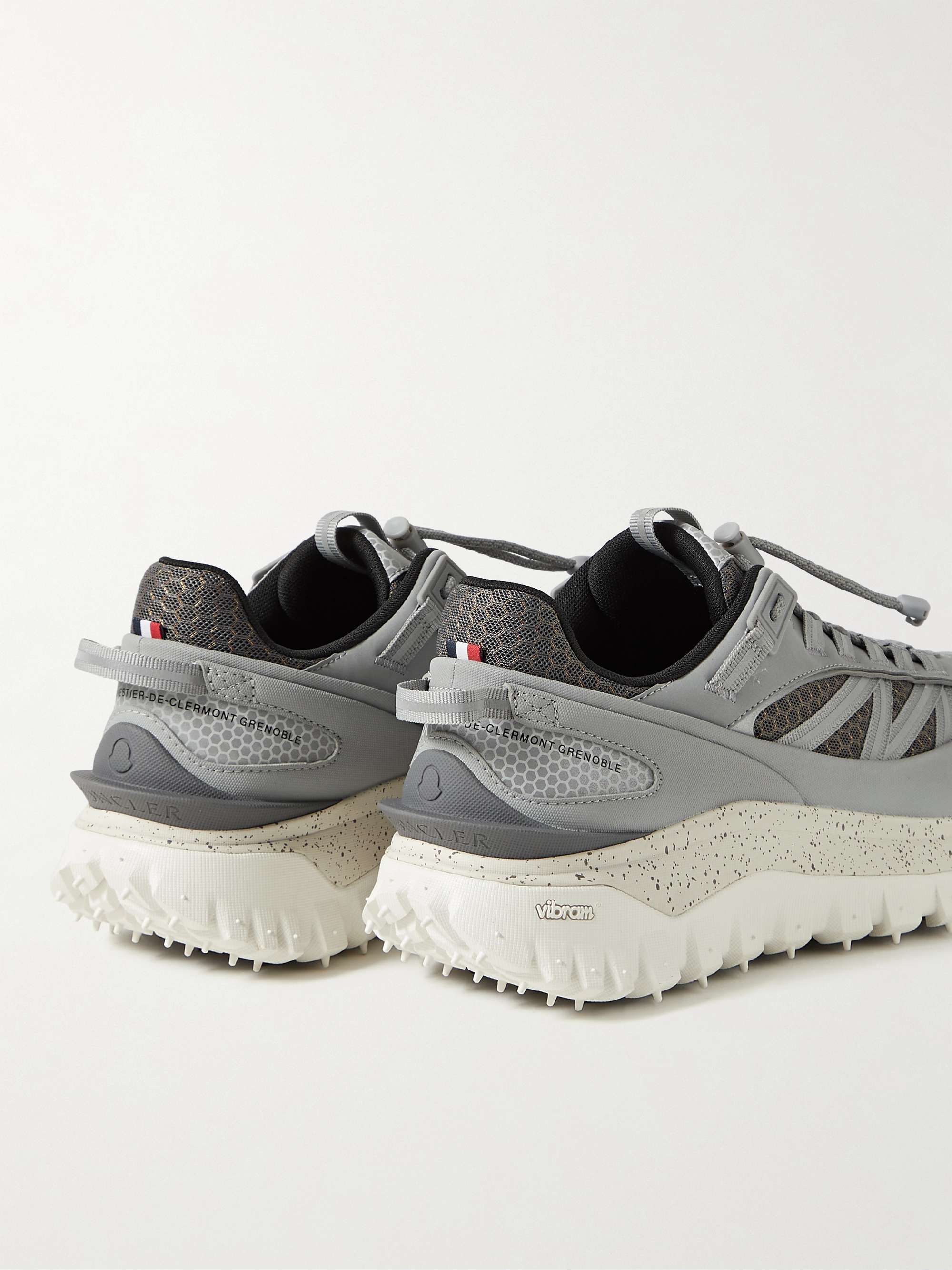 MONCLER Trailgrip Mesh and Rubber Sneakers