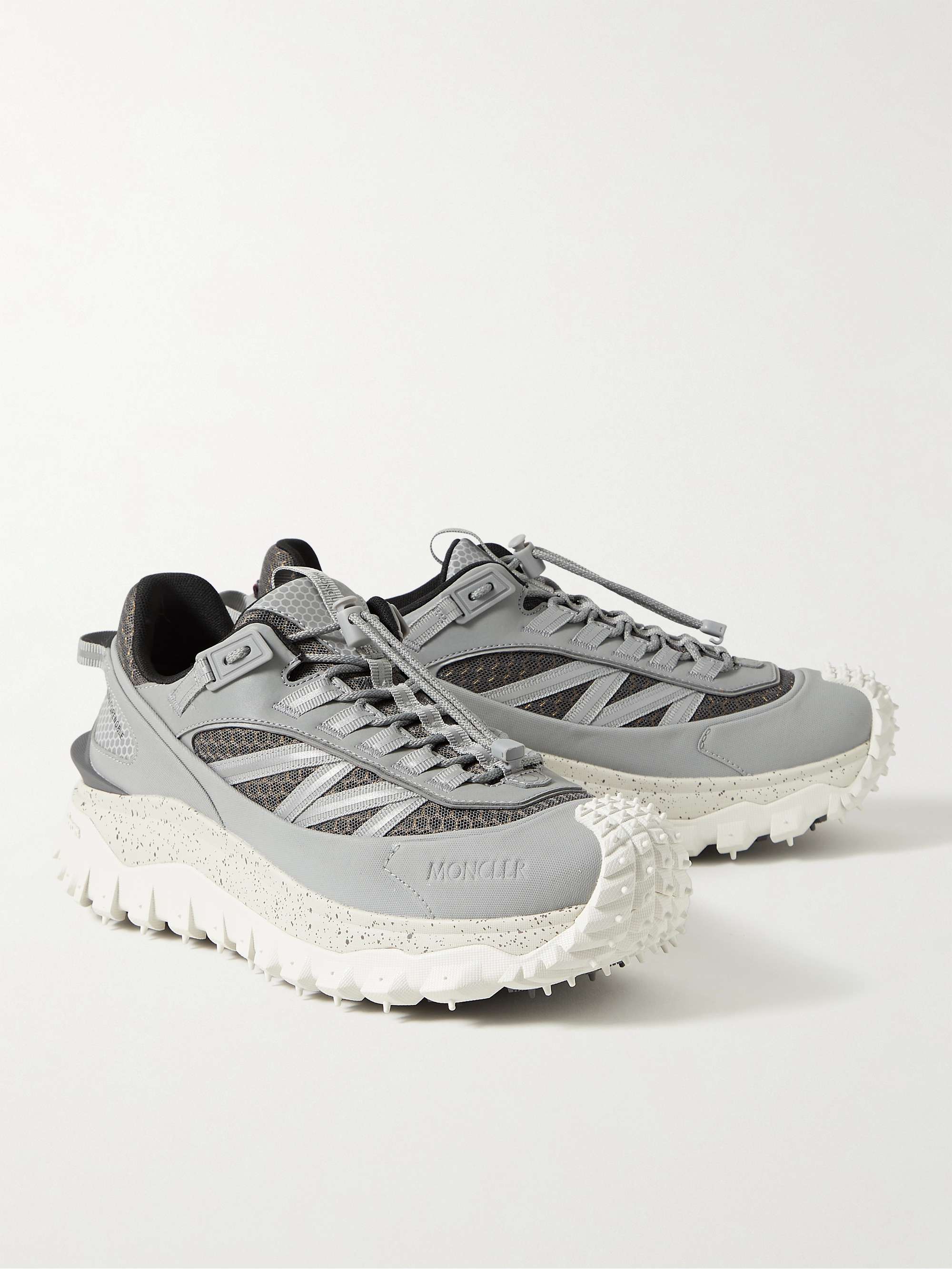 MONCLER Trailgrip Mesh and Rubber Sneakers