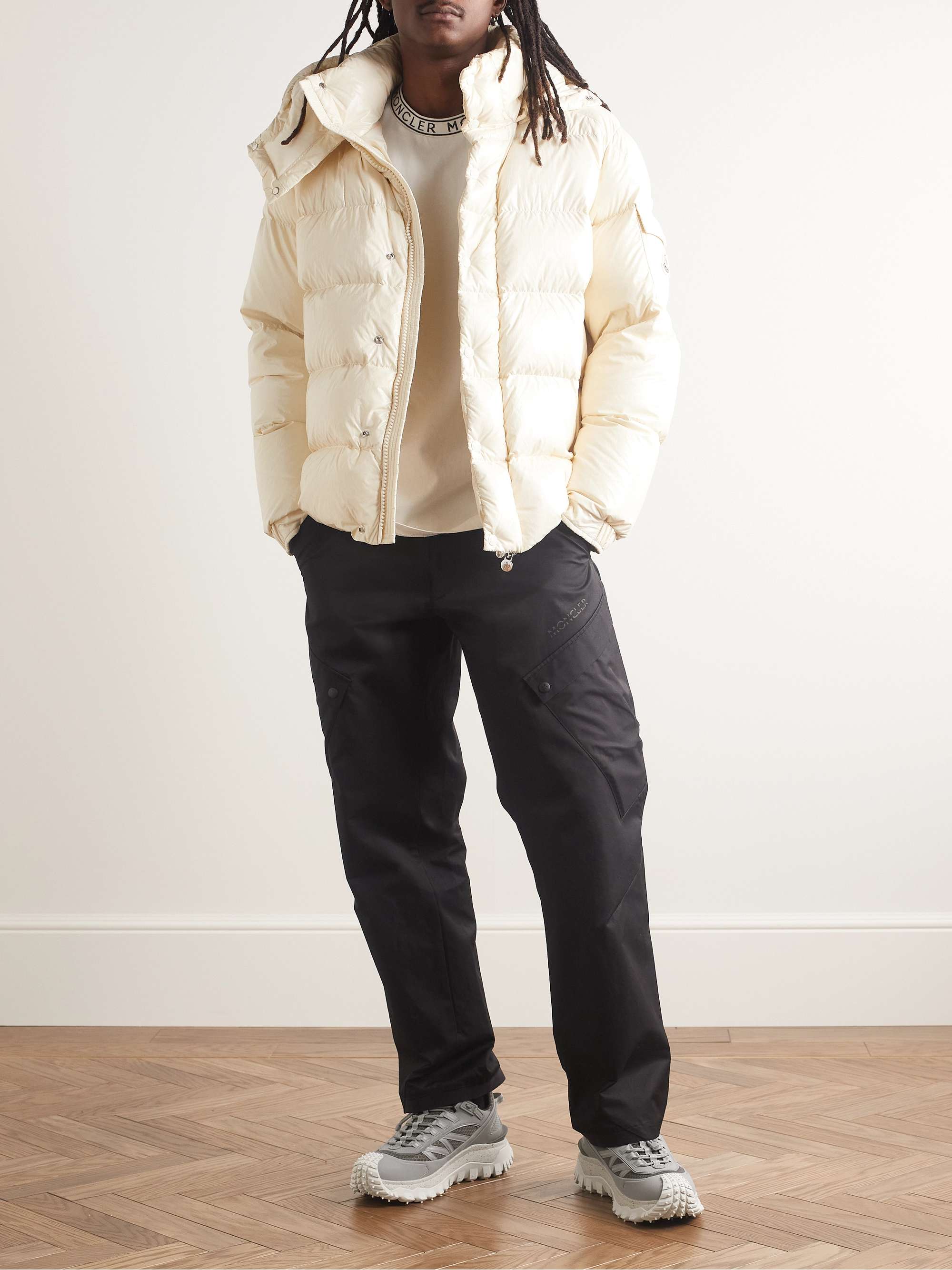 MONCLER Trailgrip Mesh and Rubber Sneakers