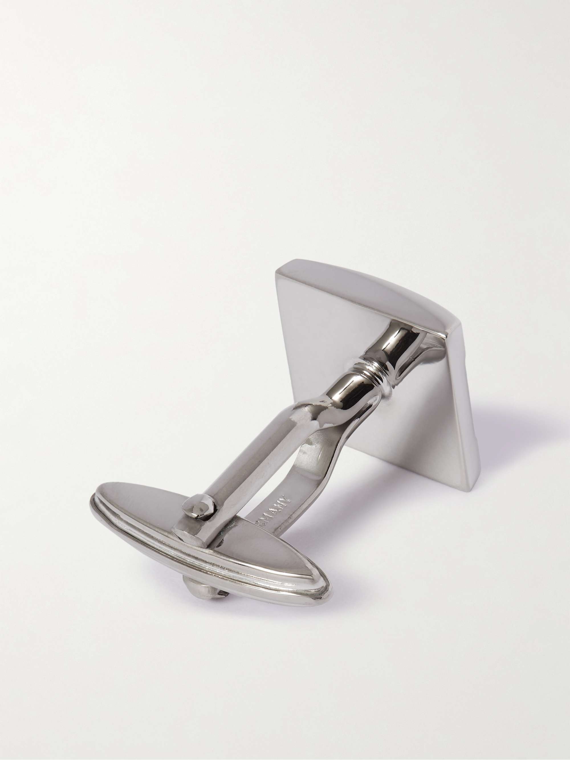 LANVIN Platinum-Plated Sodalite Cufflinks