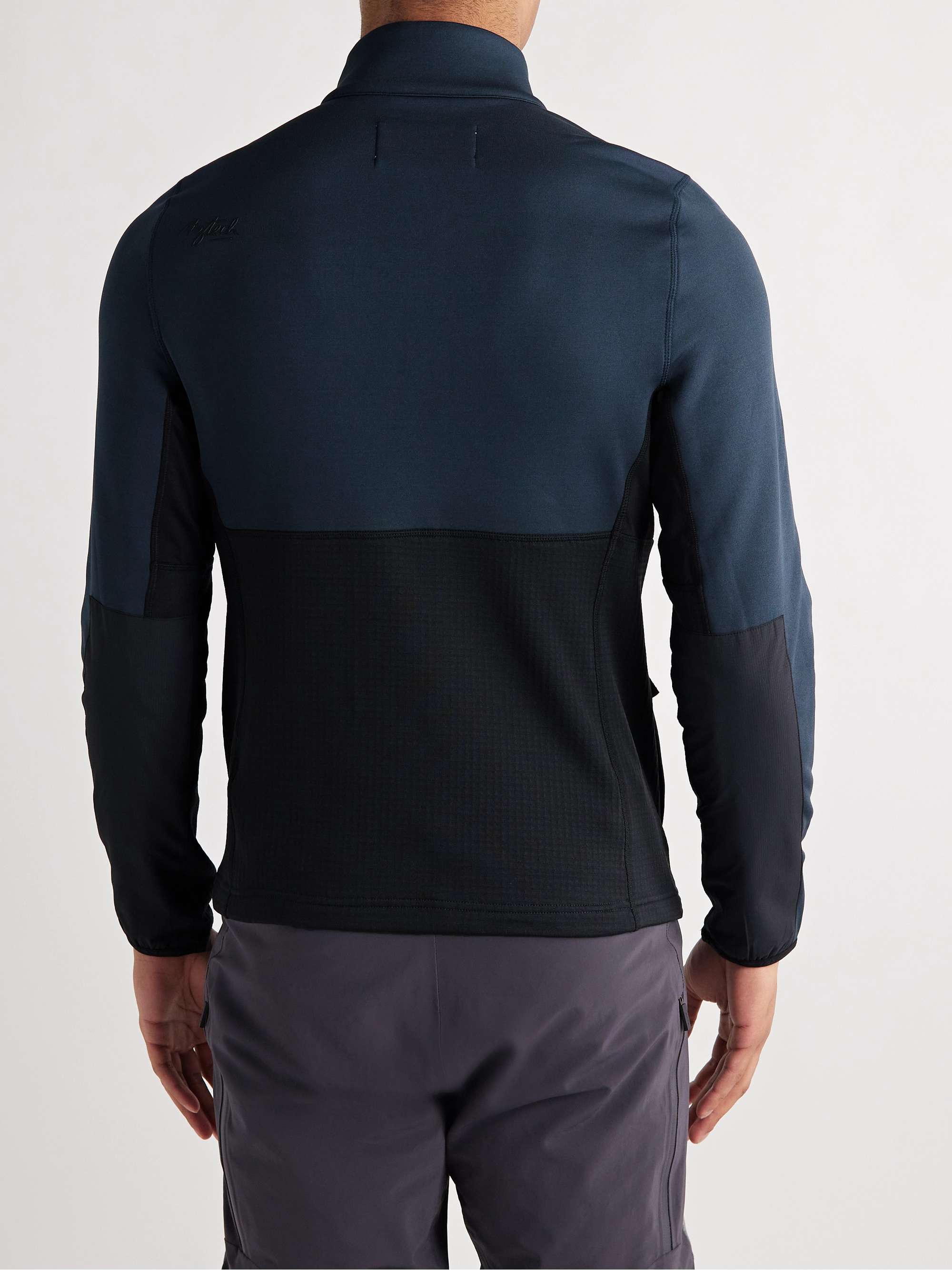 AZTECH MOUNTAIN Slim-Fit Panelled Stretch-Jersey and Ripstop Zip-Up Ski Base Layer