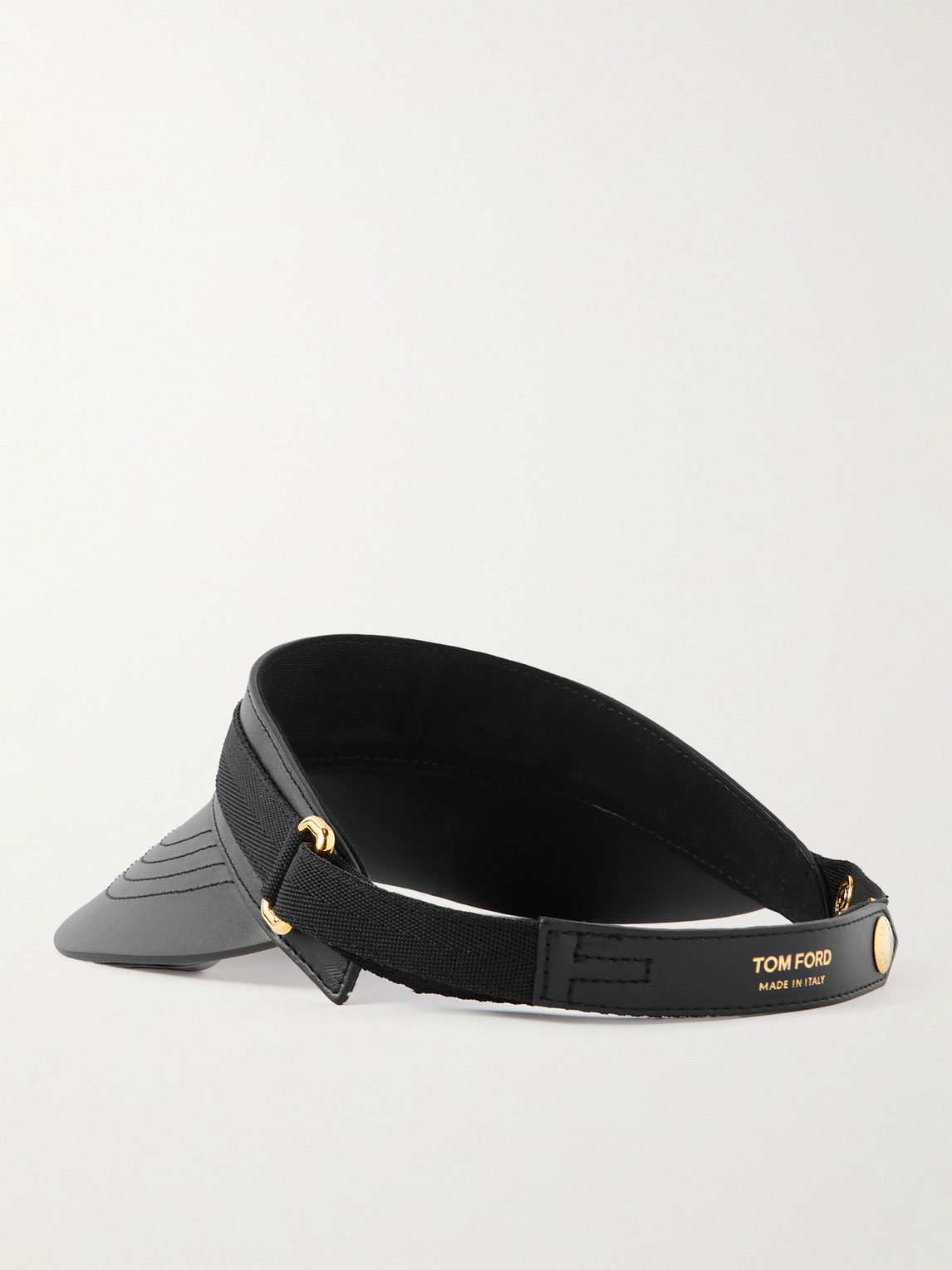  Tom Ford - Leather Visor - Men - Black - S/m 