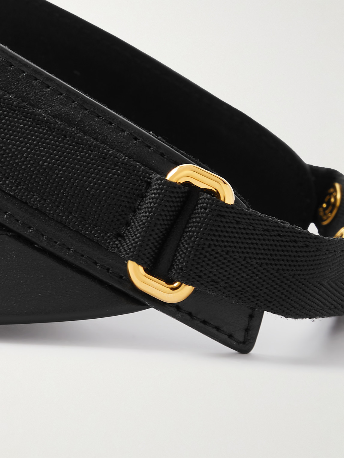  Tom Ford - Leather Visor - Men - Black - S/m 