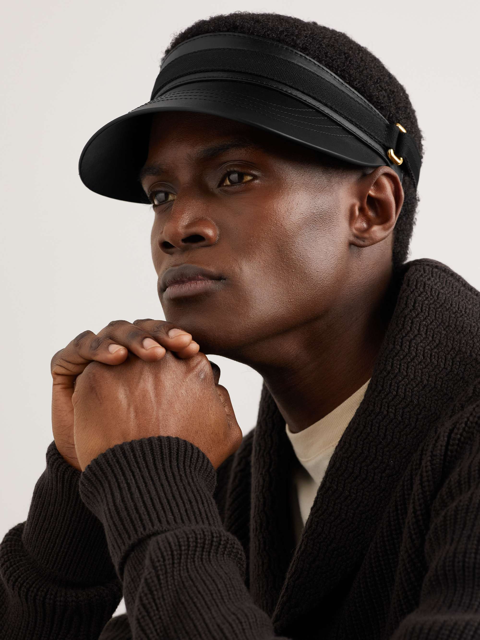 TOM FORD Leather Visor for Men | MR PORTER