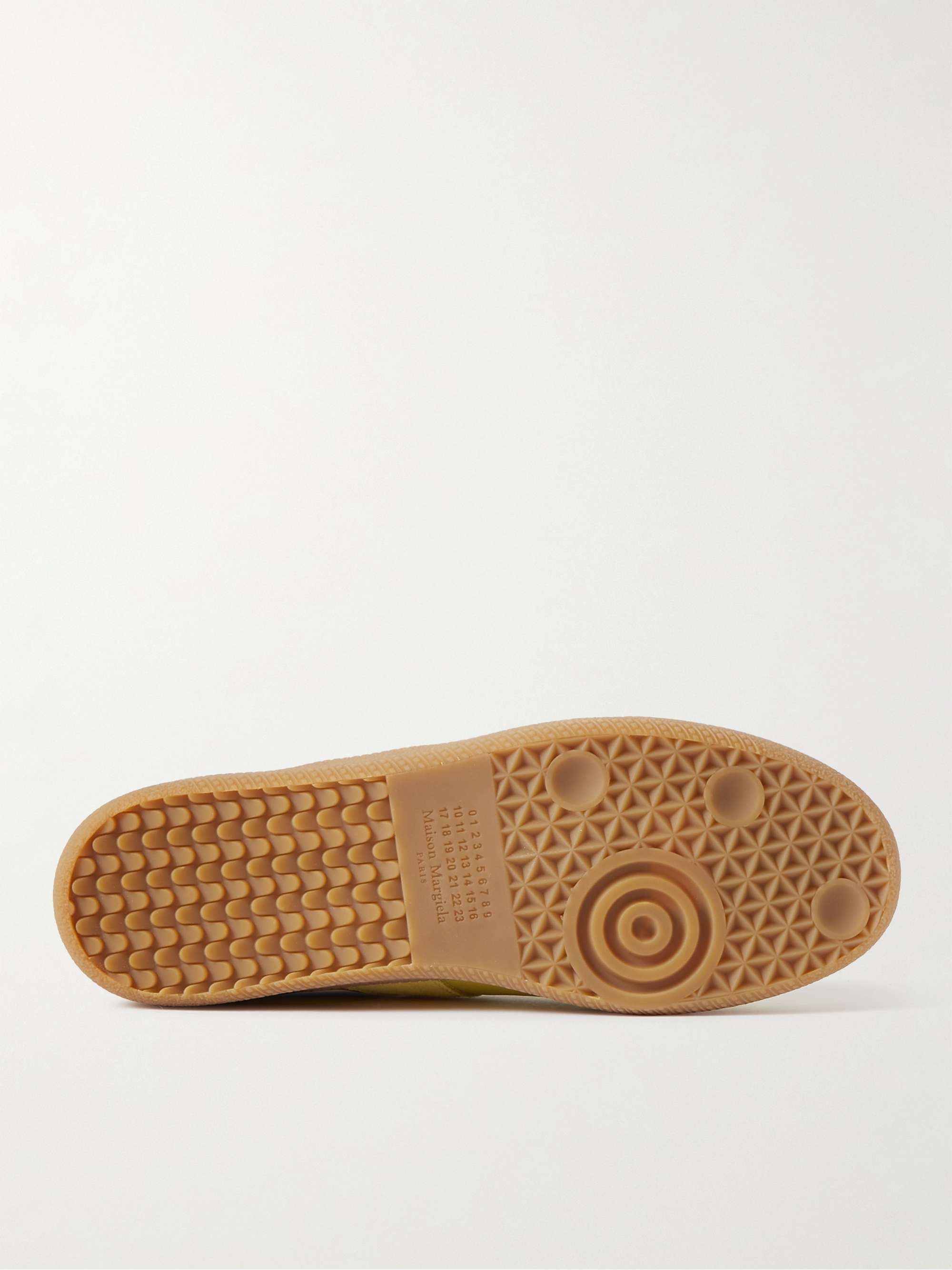 MAISON MARGIELA Replica Leather and Suede Sneakers