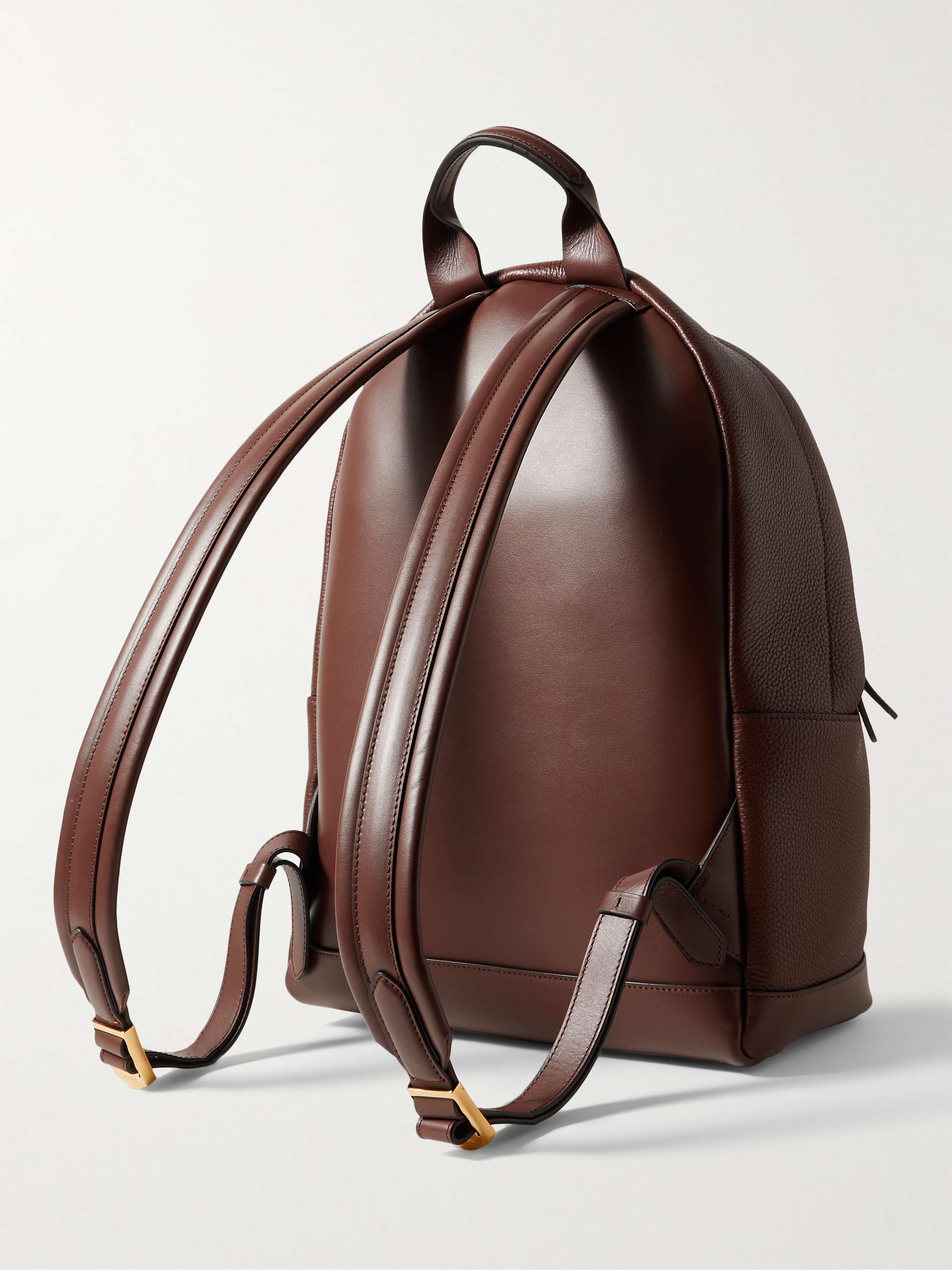 TOM FORD Buckley Pebble-Grain Leather Backpack