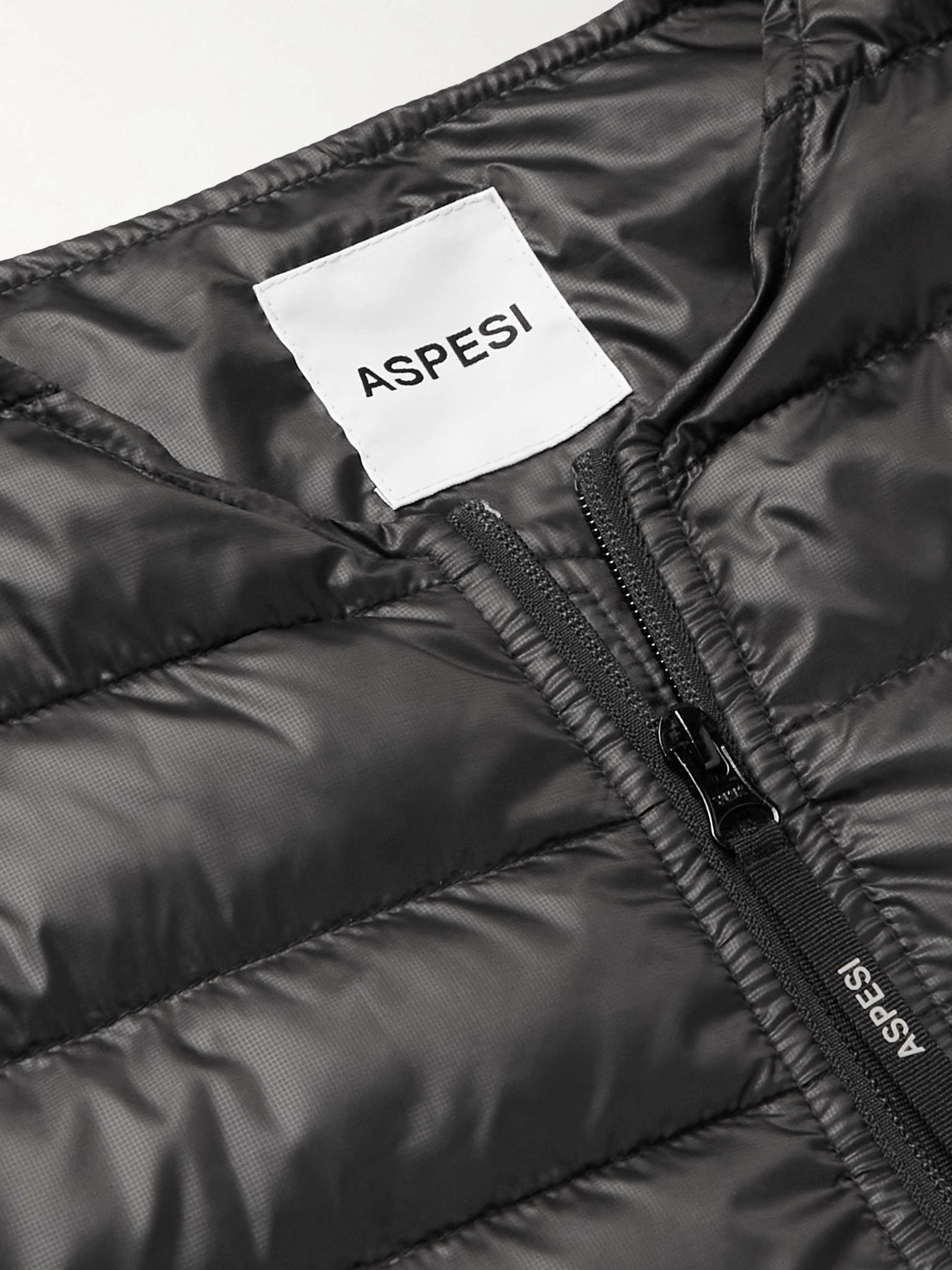 ASPESI Quilted Shell Down Bomber Jacket
