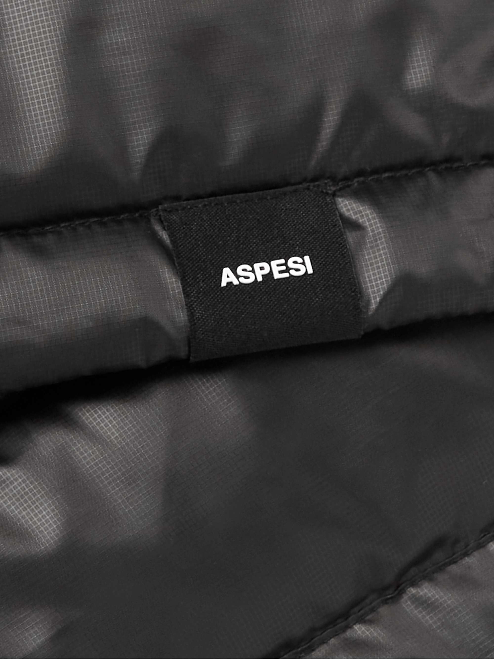 ASPESI Quilted Shell Down Bomber Jacket