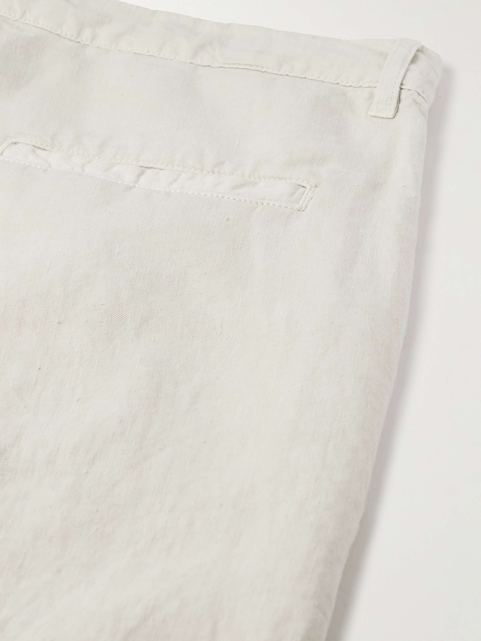 ASPESI Straight-Leg Linen Trousers