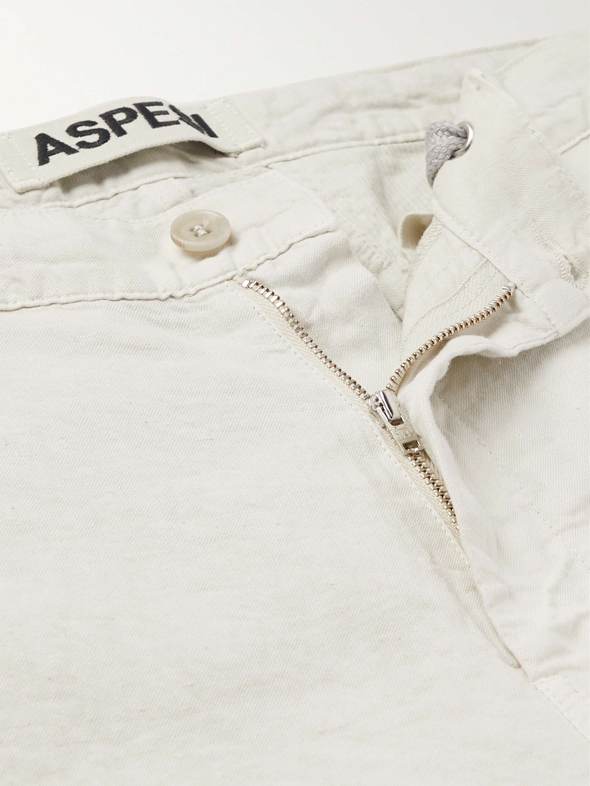 ASPESI Straight-Leg Linen Trousers