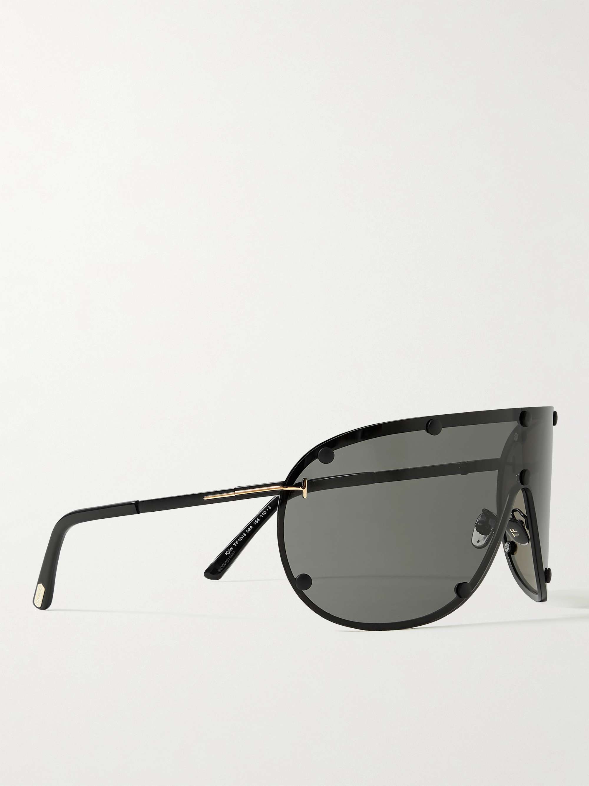 TOM FORD Aviator-Style Metal Sunglasses