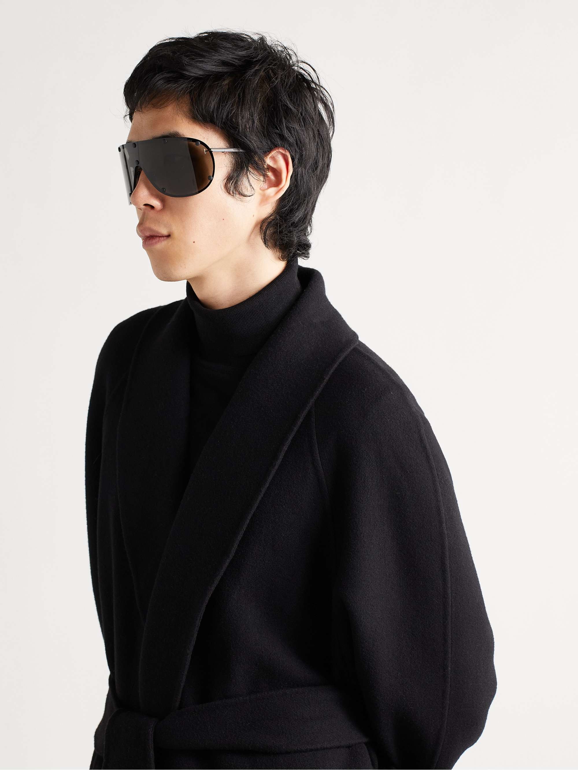 TOM FORD Aviator-Style Metal Sunglasses