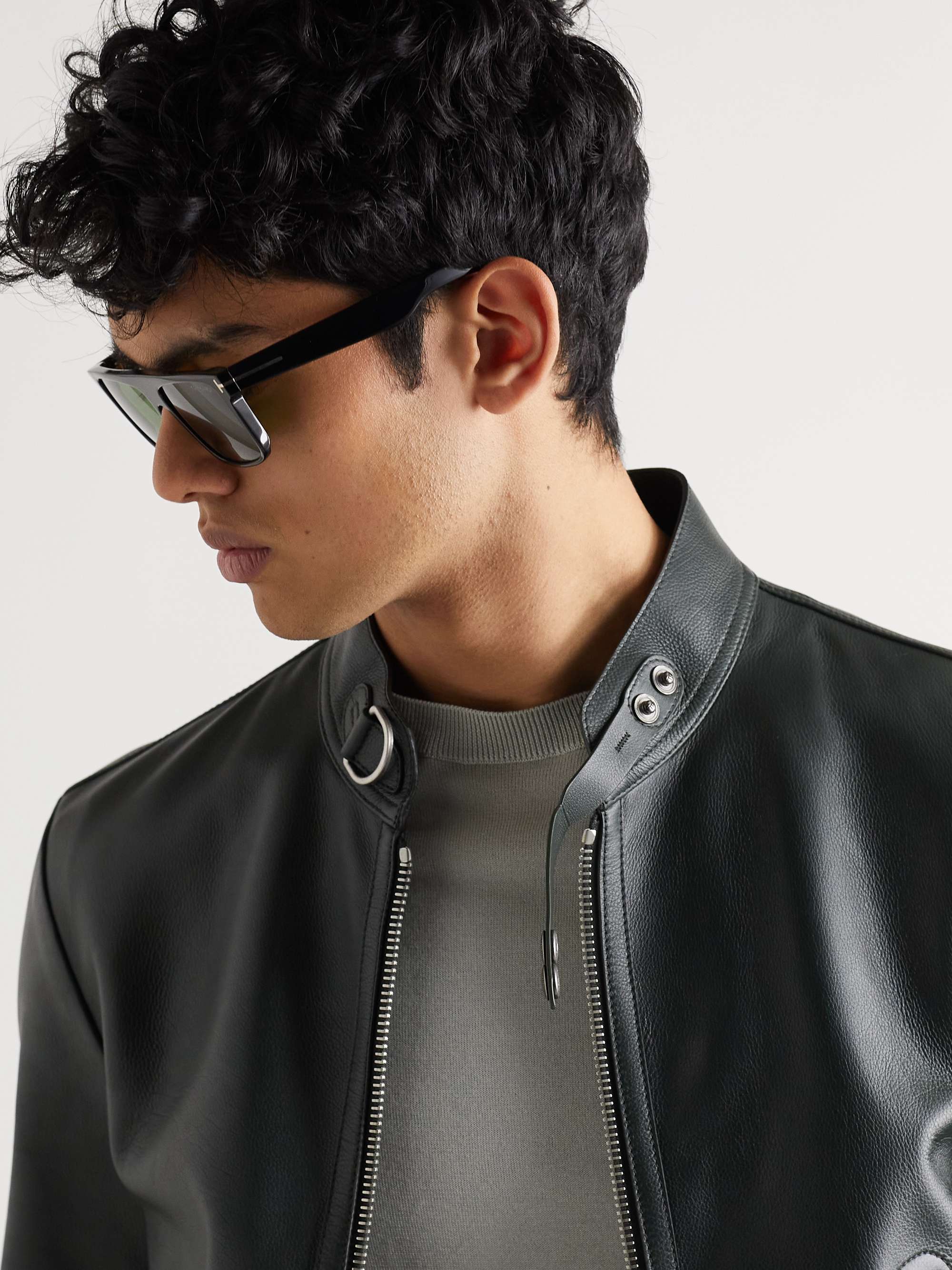 TOM FORD Square-Frame Acetate Sunglasses