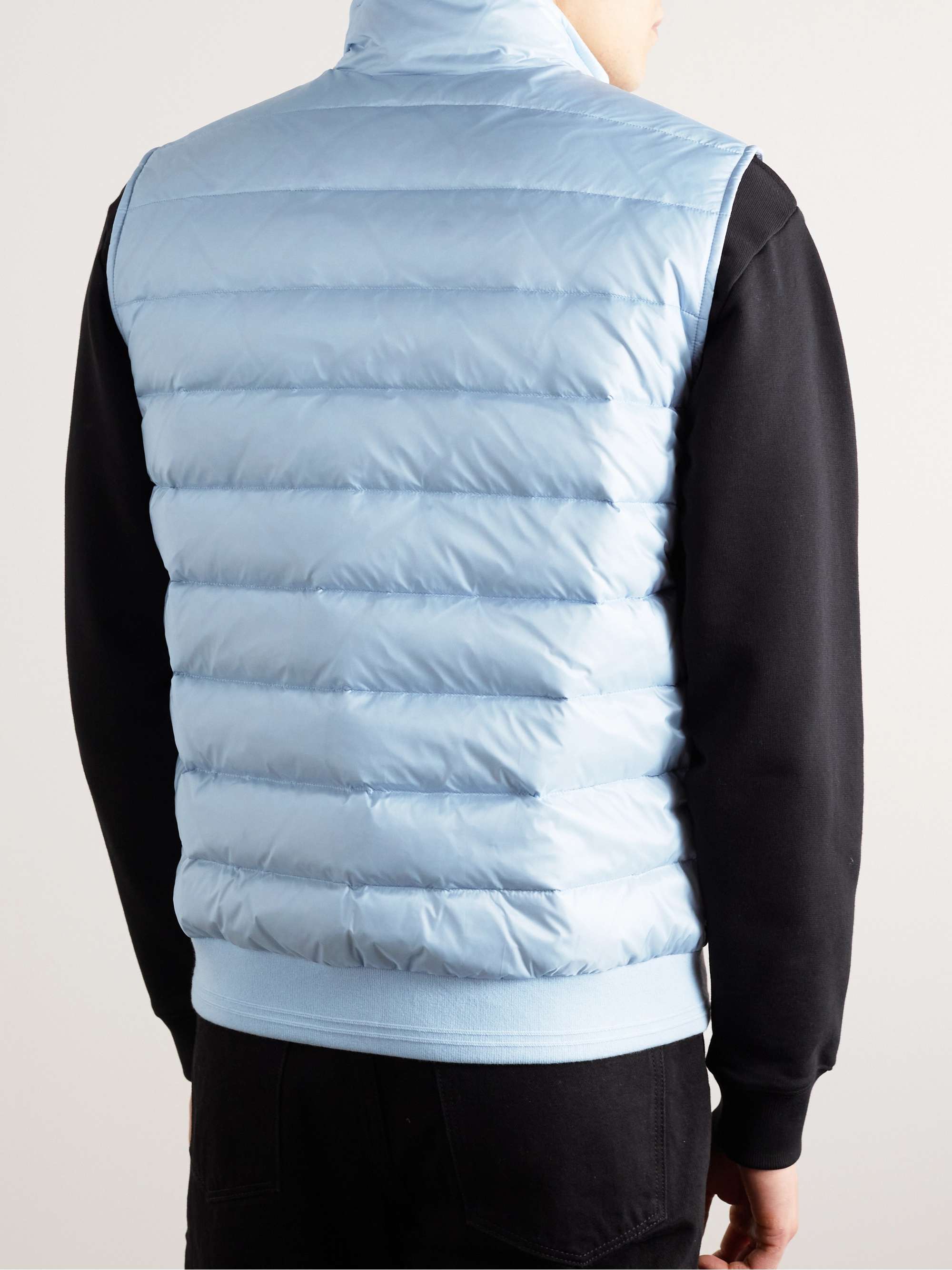 BELSTAFF Circuit Logo-Appliquéd Quilted Shell Down Gilet