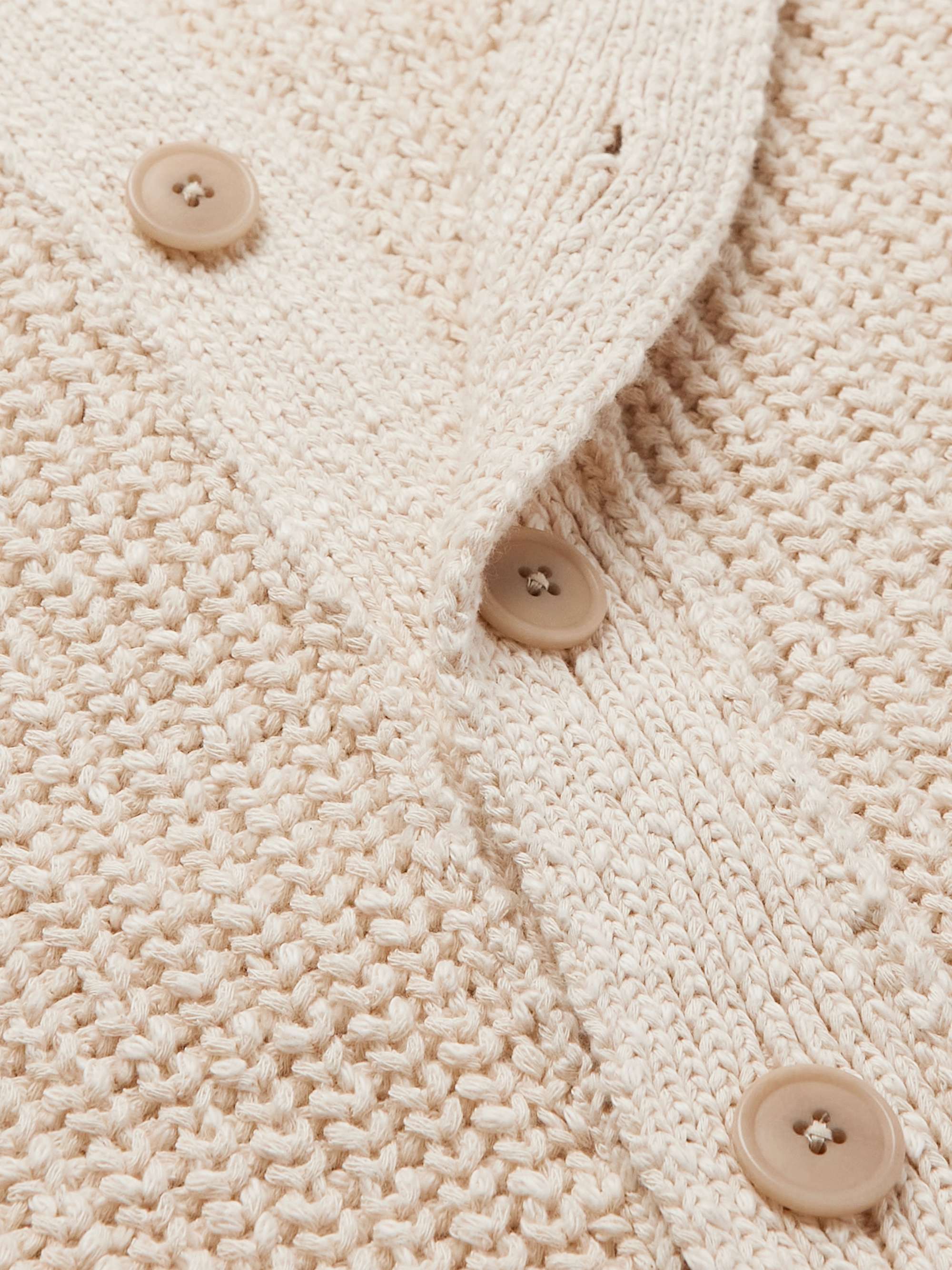 LEMAIRE Ribbed Cotton Cardigan