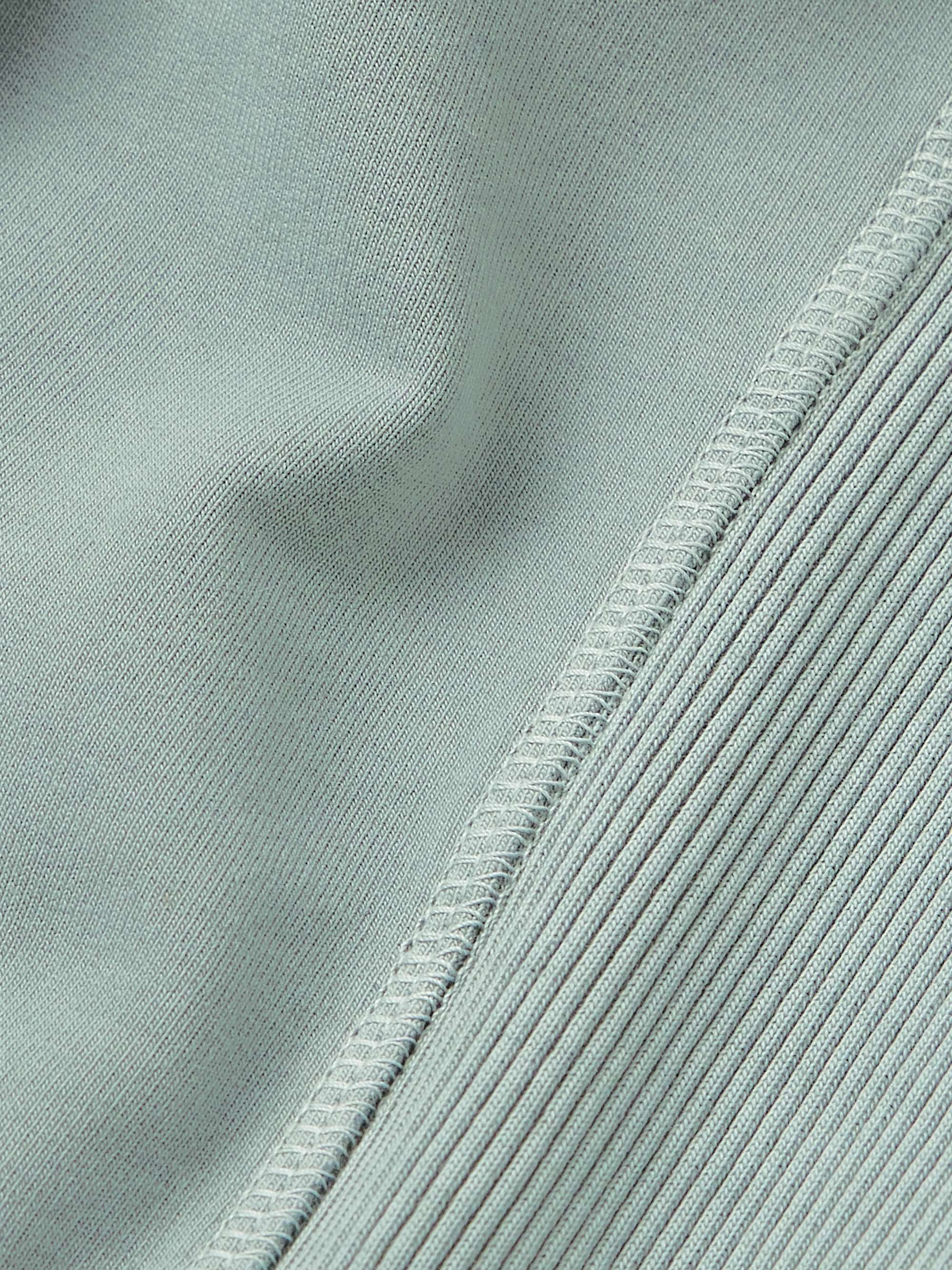 BELSTAFF Gauge Logo-Appliquéd Garment-Dyed Cotton-Jersey Hoodie
