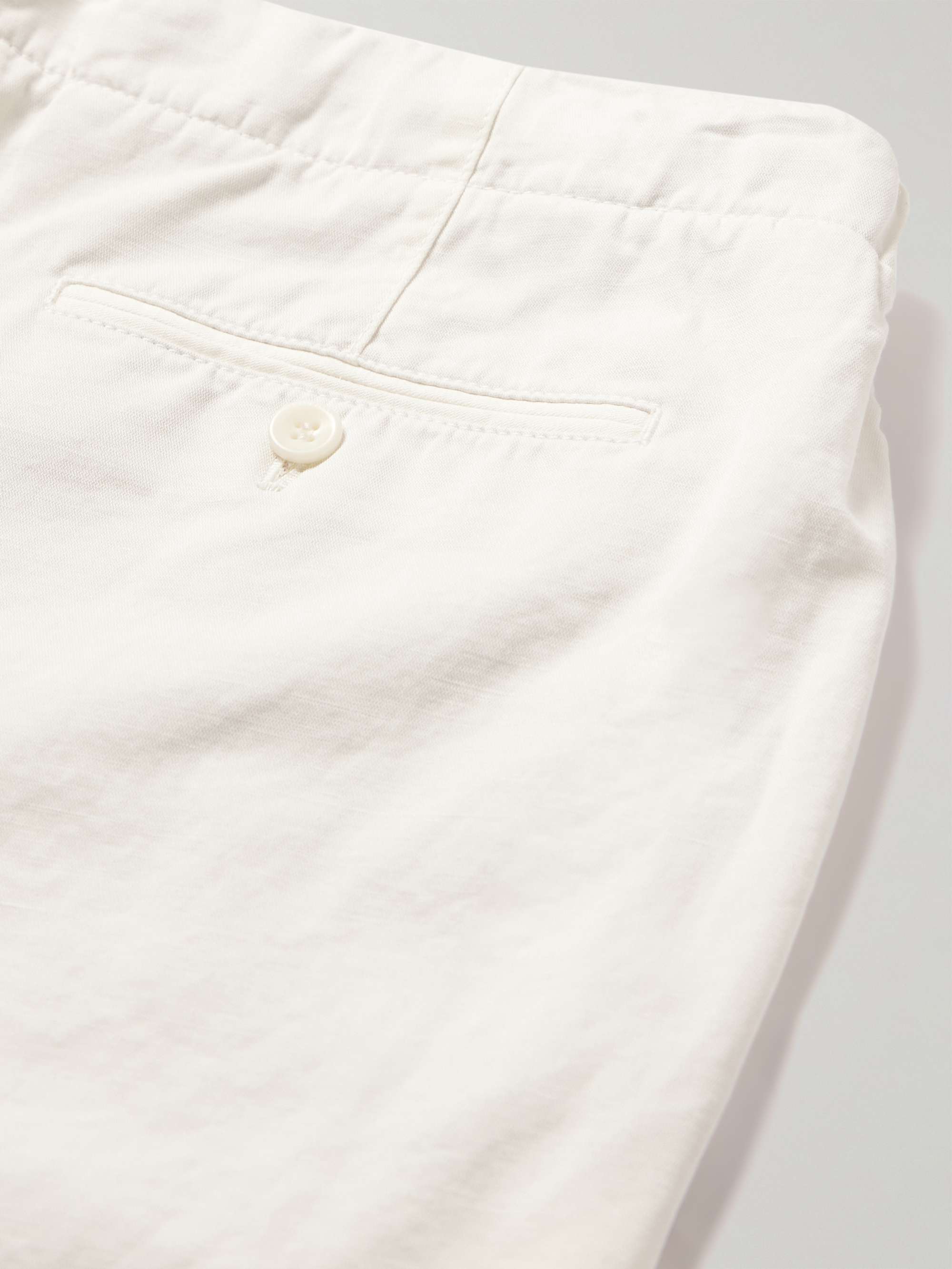 LORO PIANA Straight-Leg Cotton-Blend Bermuda Shorts