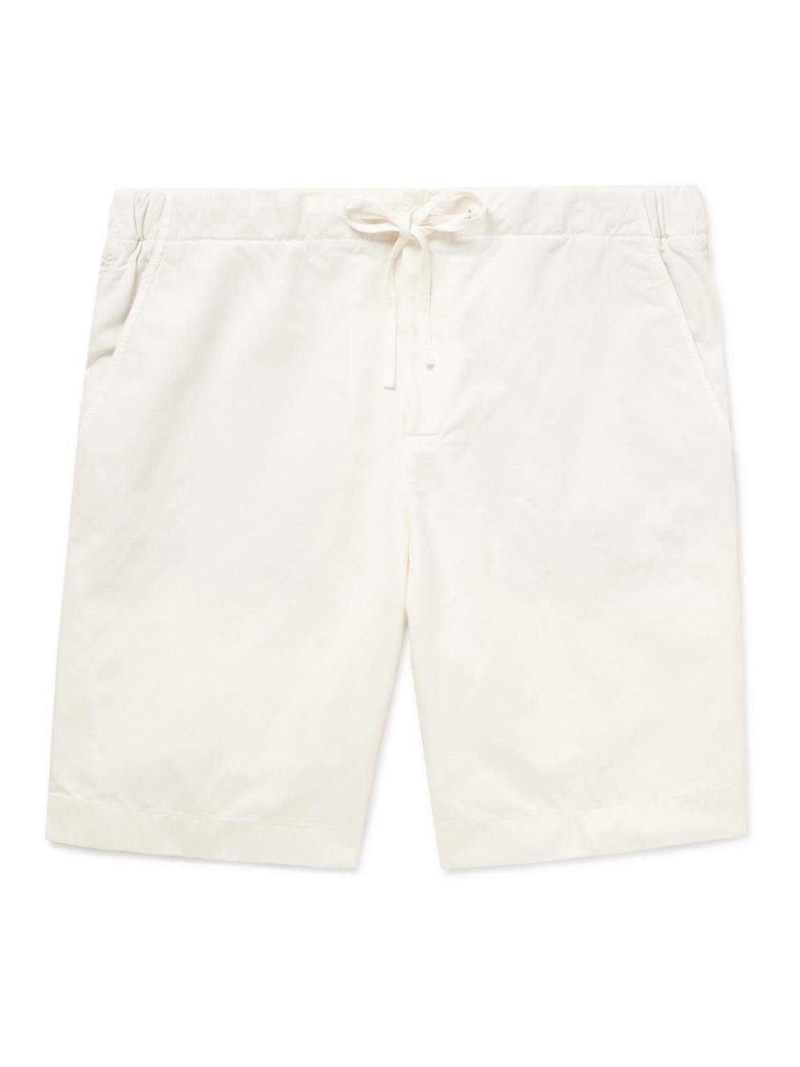 Straight-Leg Cotton-Blend Bermuda Shorts