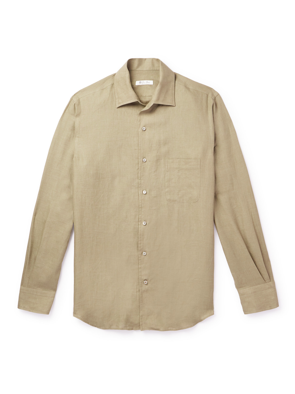 Loro Piana Arizona Linen Shirt In Neutrals