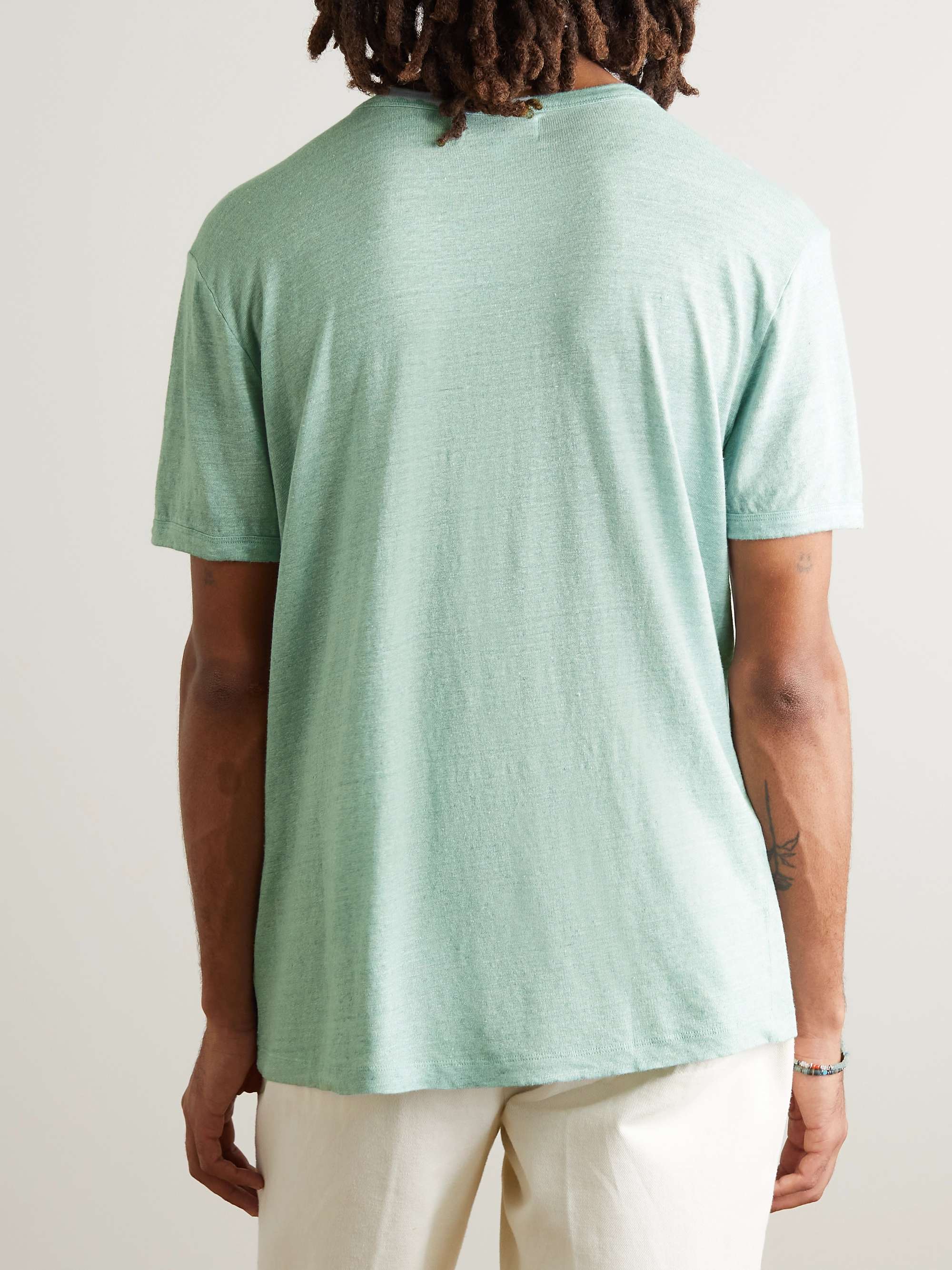OFFICINE GÉNÉRALE Stretch-Linen T-Shirt