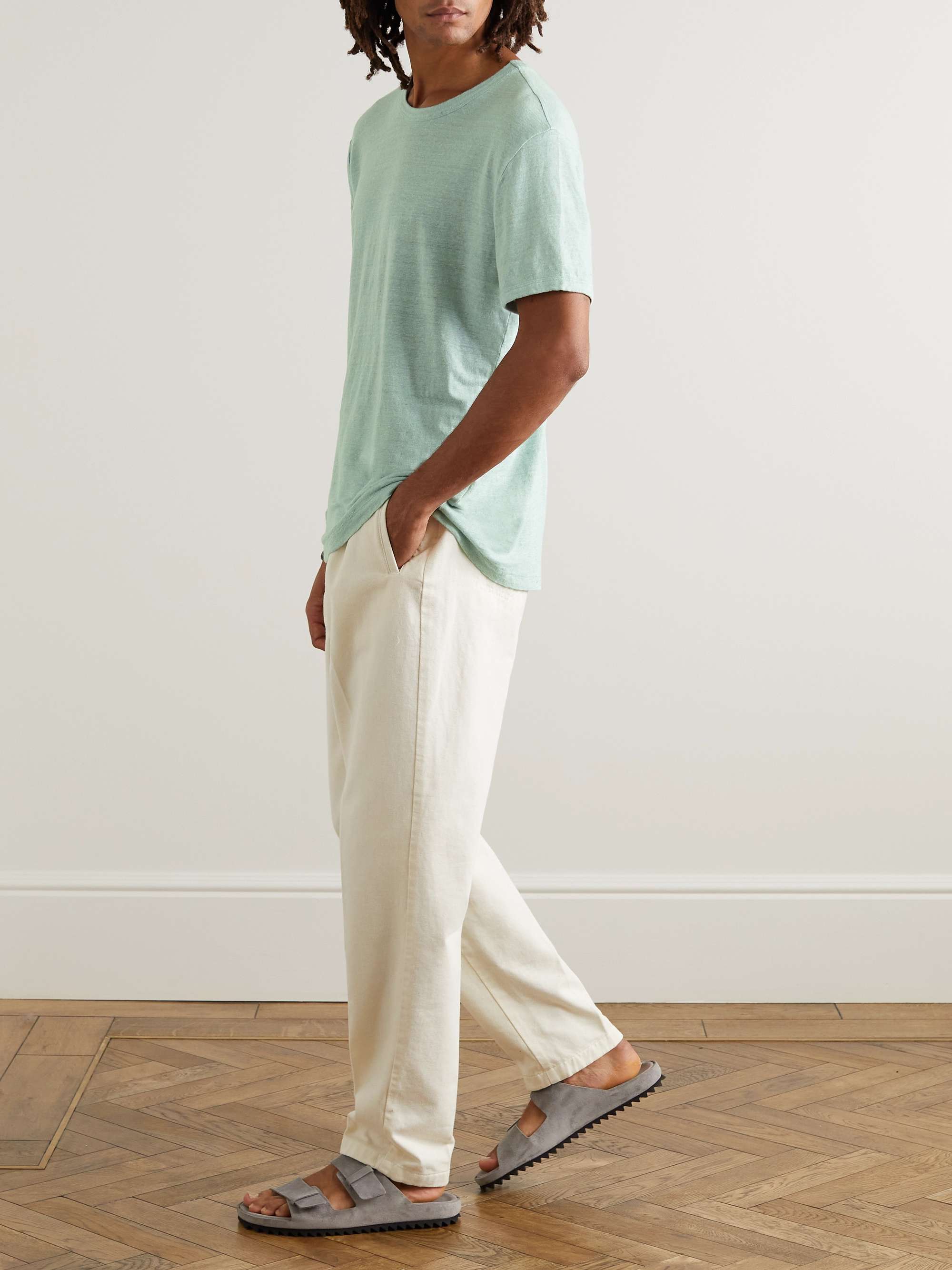 OFFICINE GÉNÉRALE Stretch-Linen T-Shirt