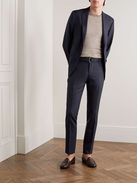 OFFICINE GÉNÉRALE Virgin Wool Grain de Poudre Suit Jacket for Men | MR ...