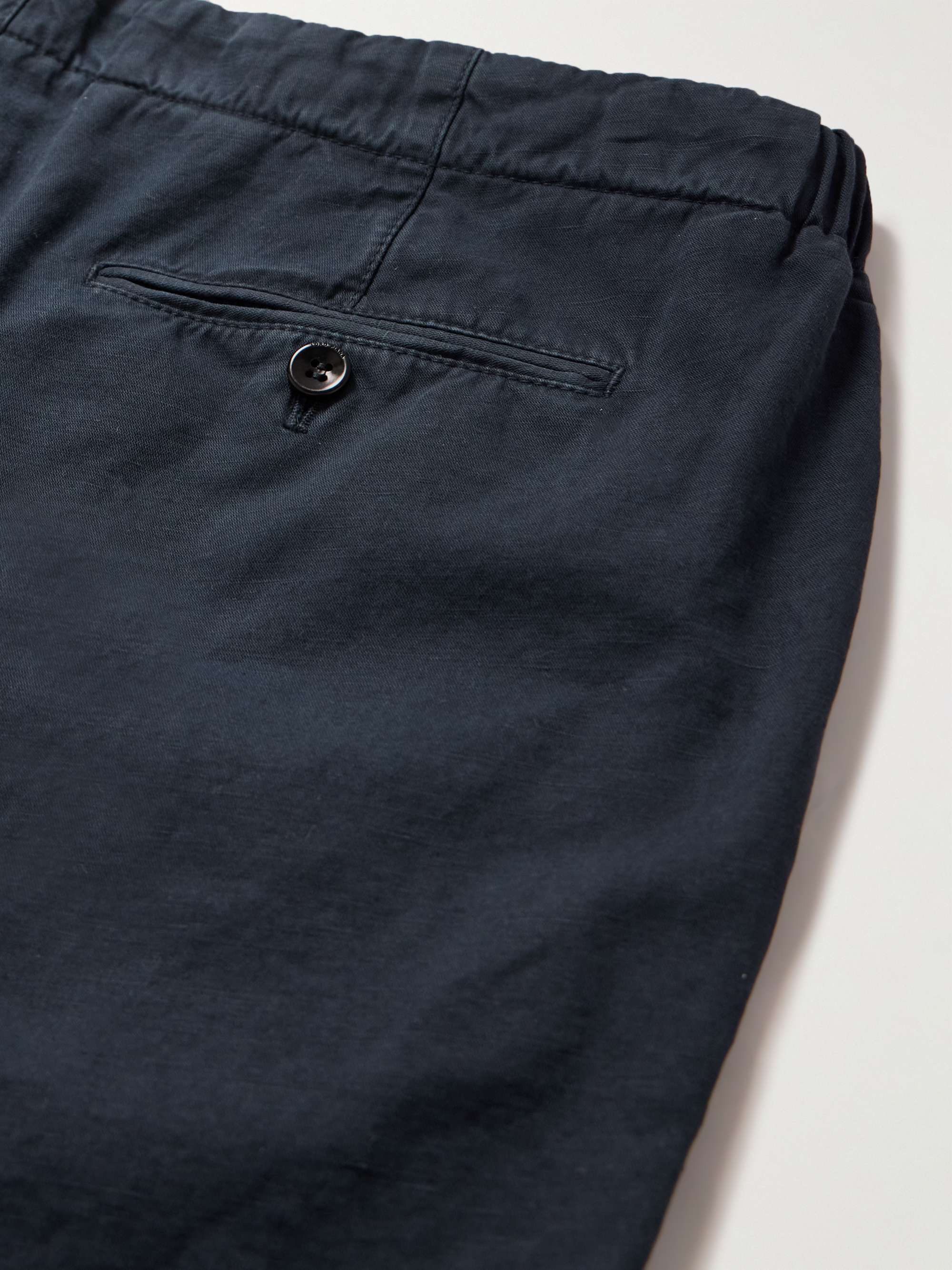 LORO PIANA Straight-Leg Cotton-Blend Bermuda Shorts