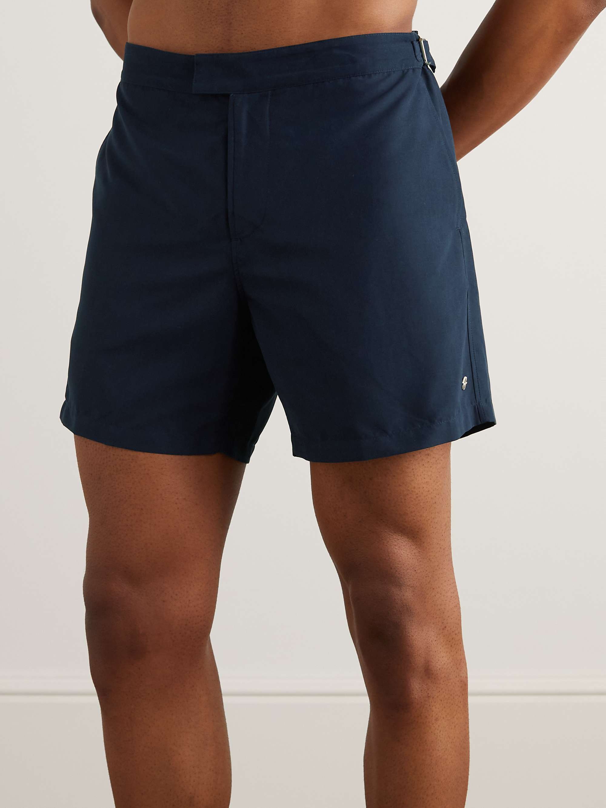 LORO PIANA Straight-Leg Mid-Length Swim Shorts