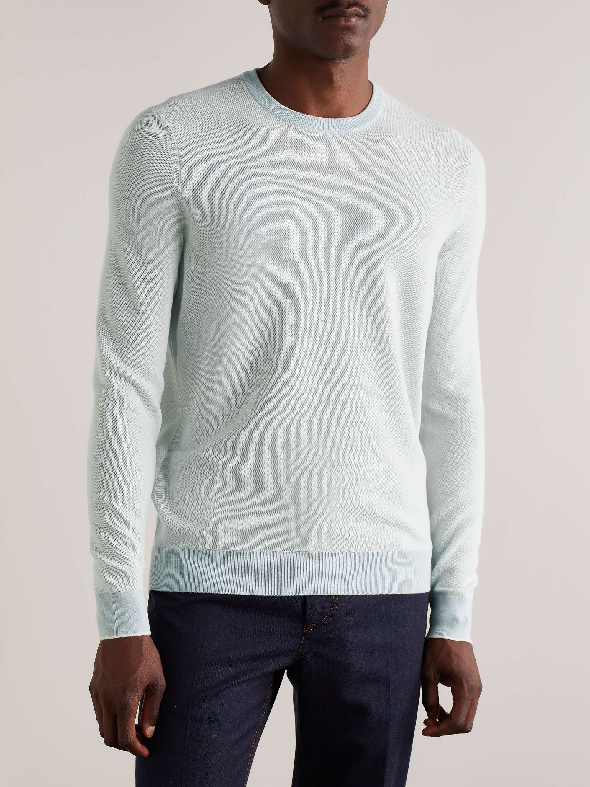 LORO PIANA Wool and Cashmere-Blend Sweater