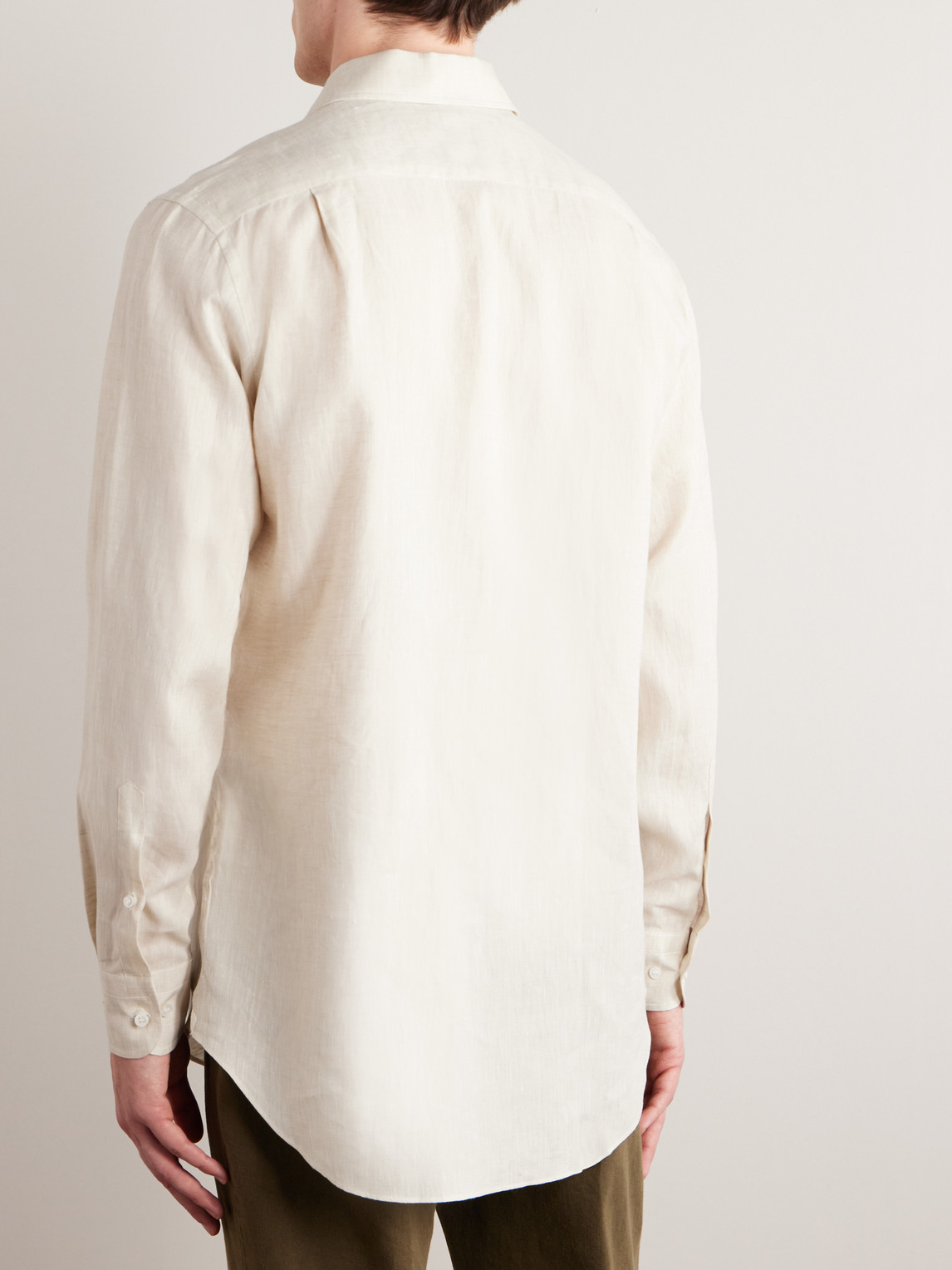  Loro Piana - Arizona Linen Shirt - Men - Neutrals - S 