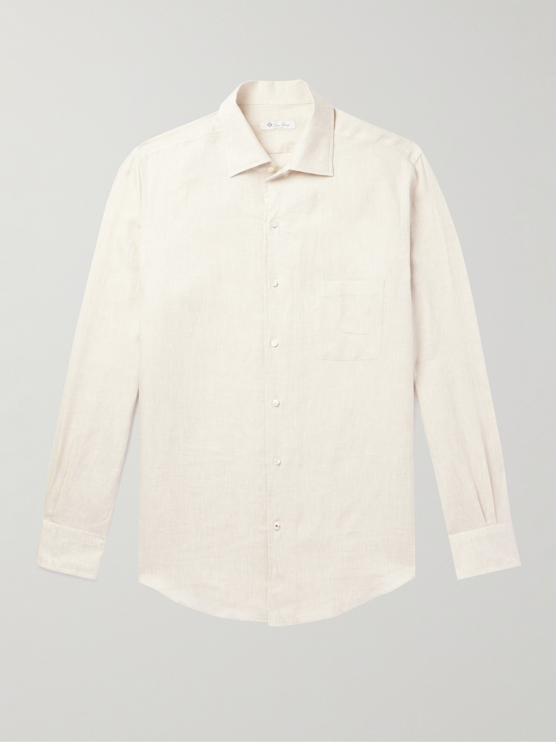Loro Piana Loro Piana - Arizona Linen Shirt - Men - Neutrals - S aus 100% Linen in Neutrals