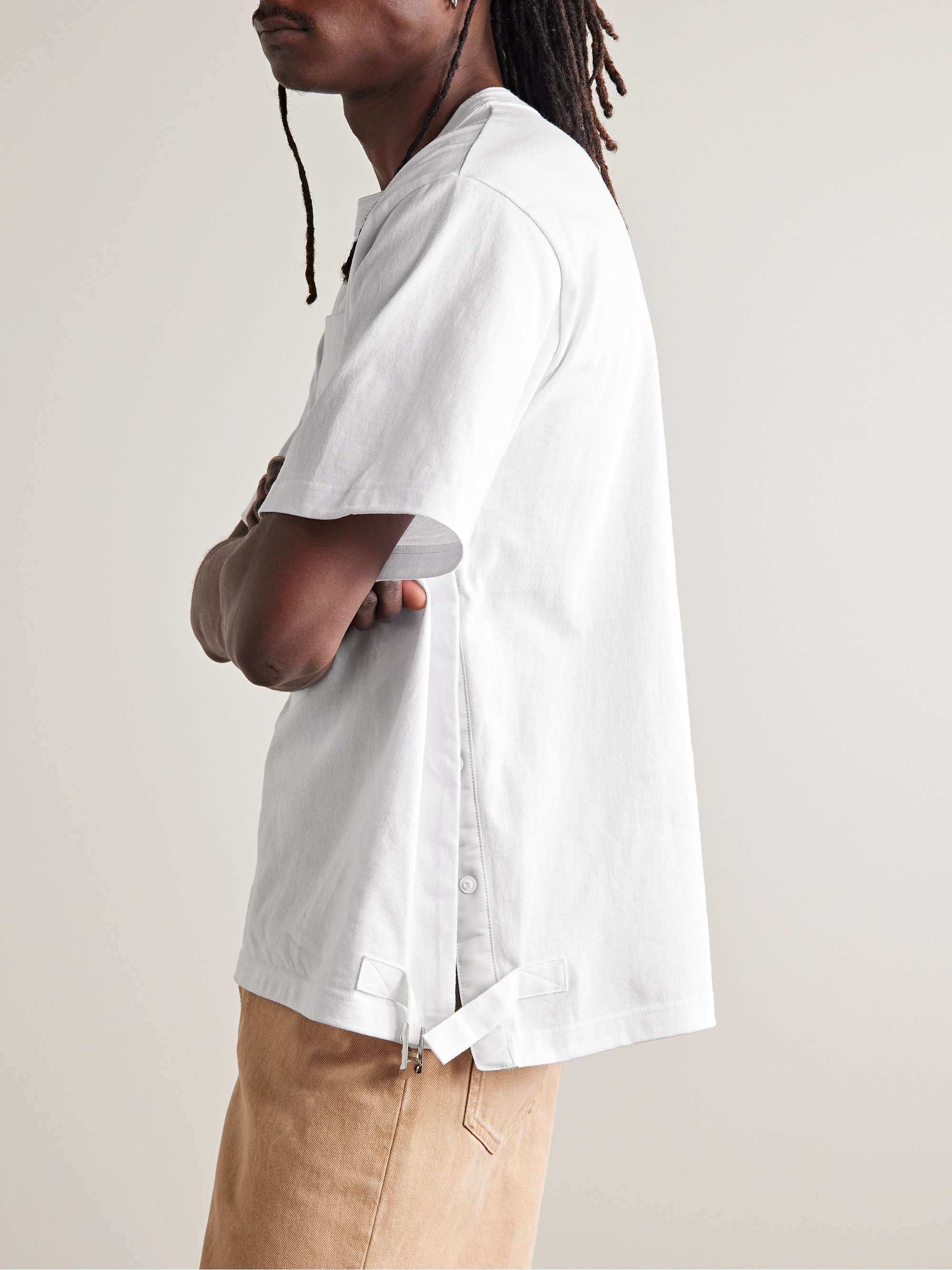 SACAI Cotton-Jersey T-Shirt