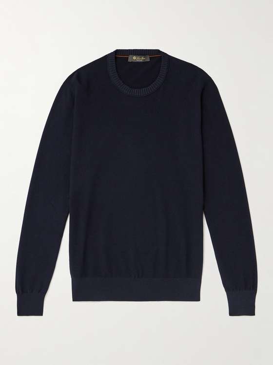 mrporter.com | Cotton and Silk-Blend Piqué Sweater