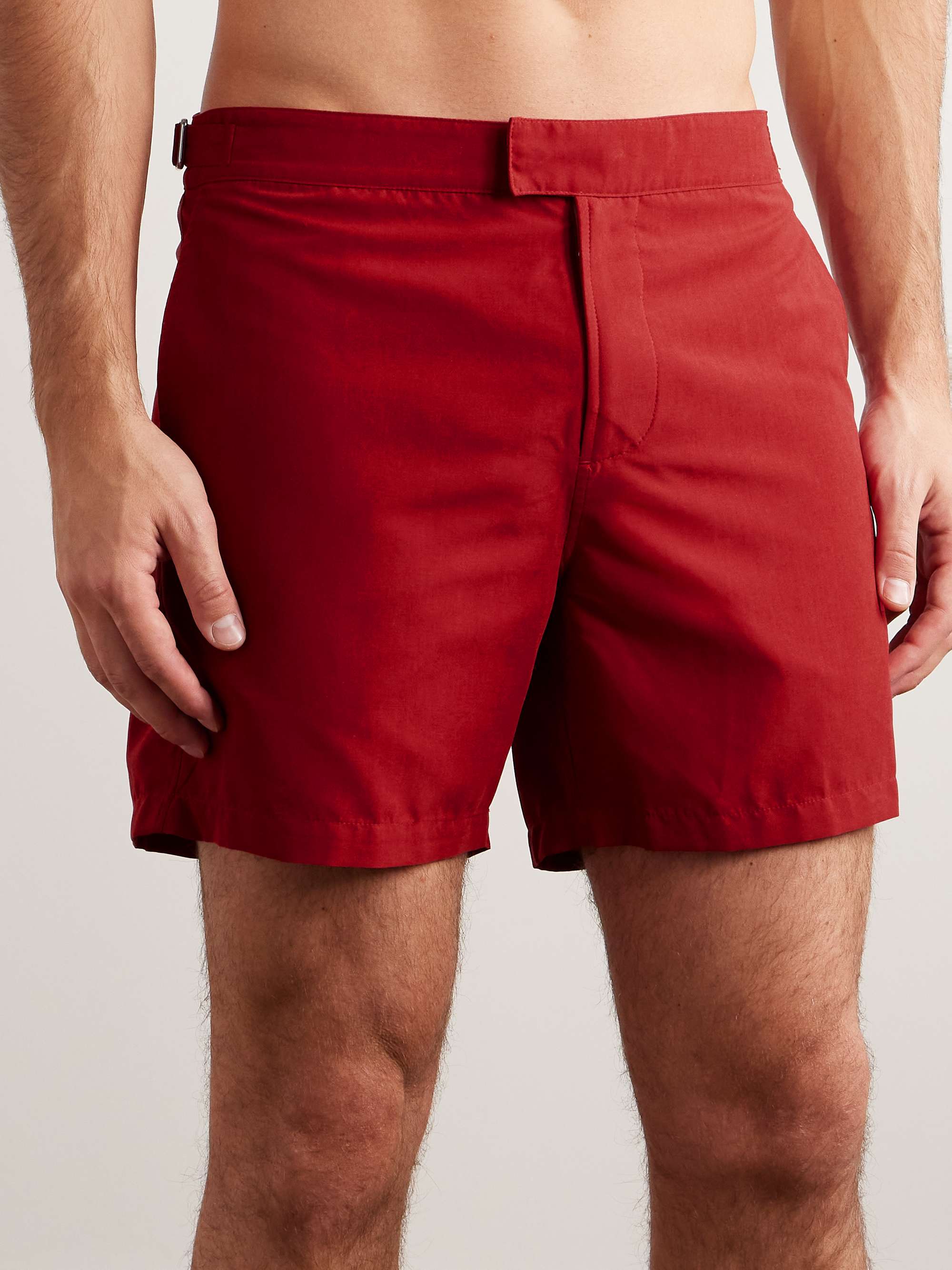 LORO PIANA Straight-Leg Mid-Length Swim Shorts