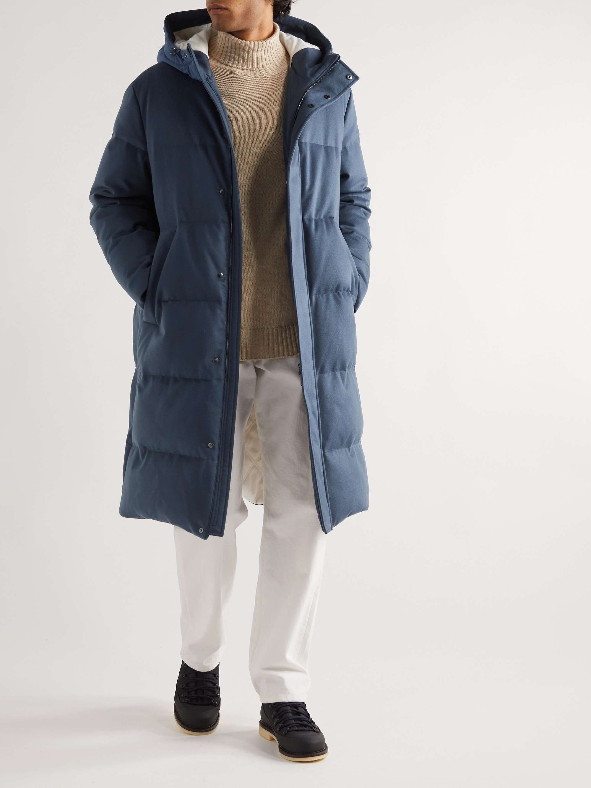 LORO PIANA Quilted Cashmere Down Parka