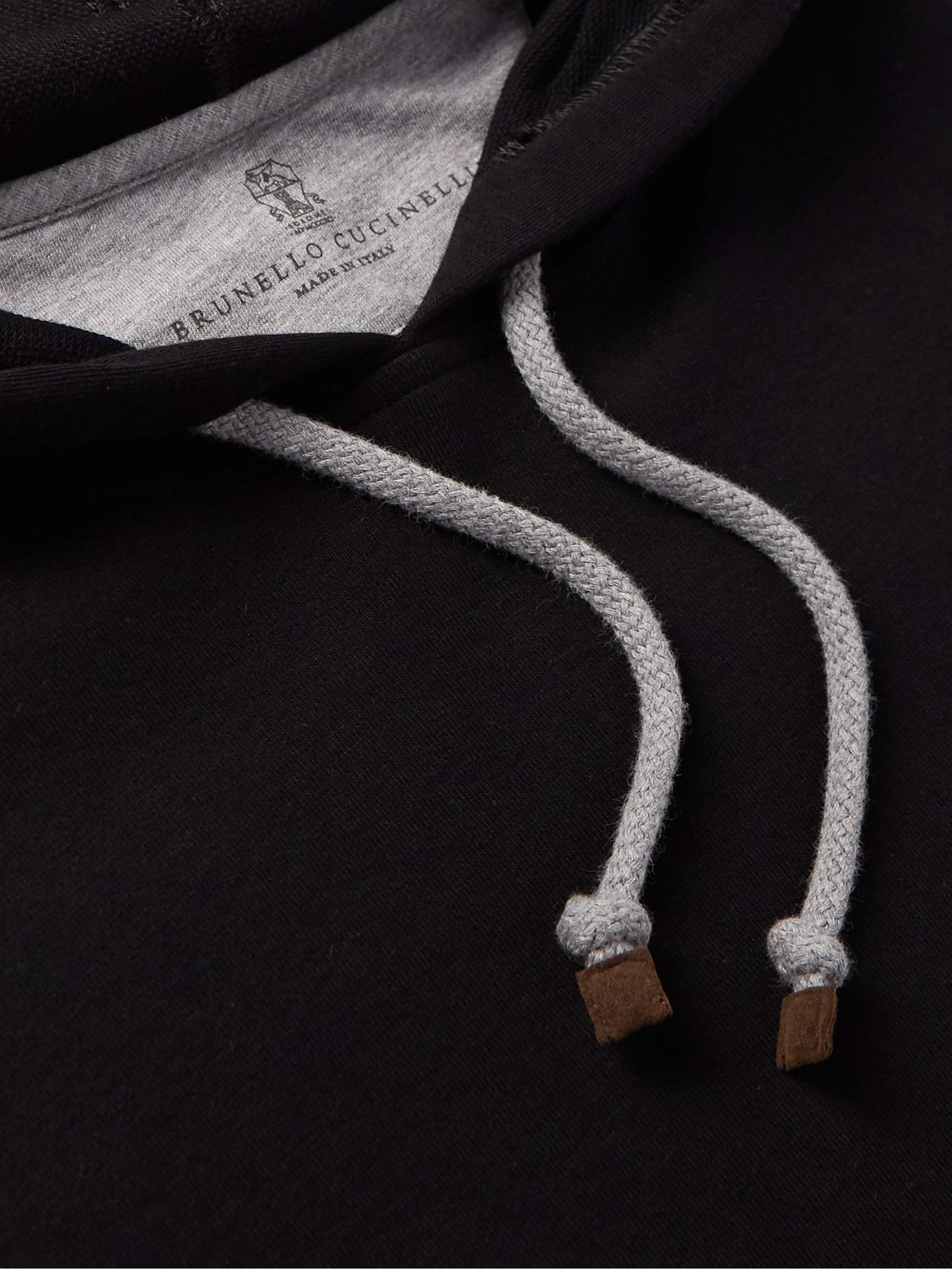 BRUNELLO CUCINELLI Cotton-Blend Jersey Hoodie